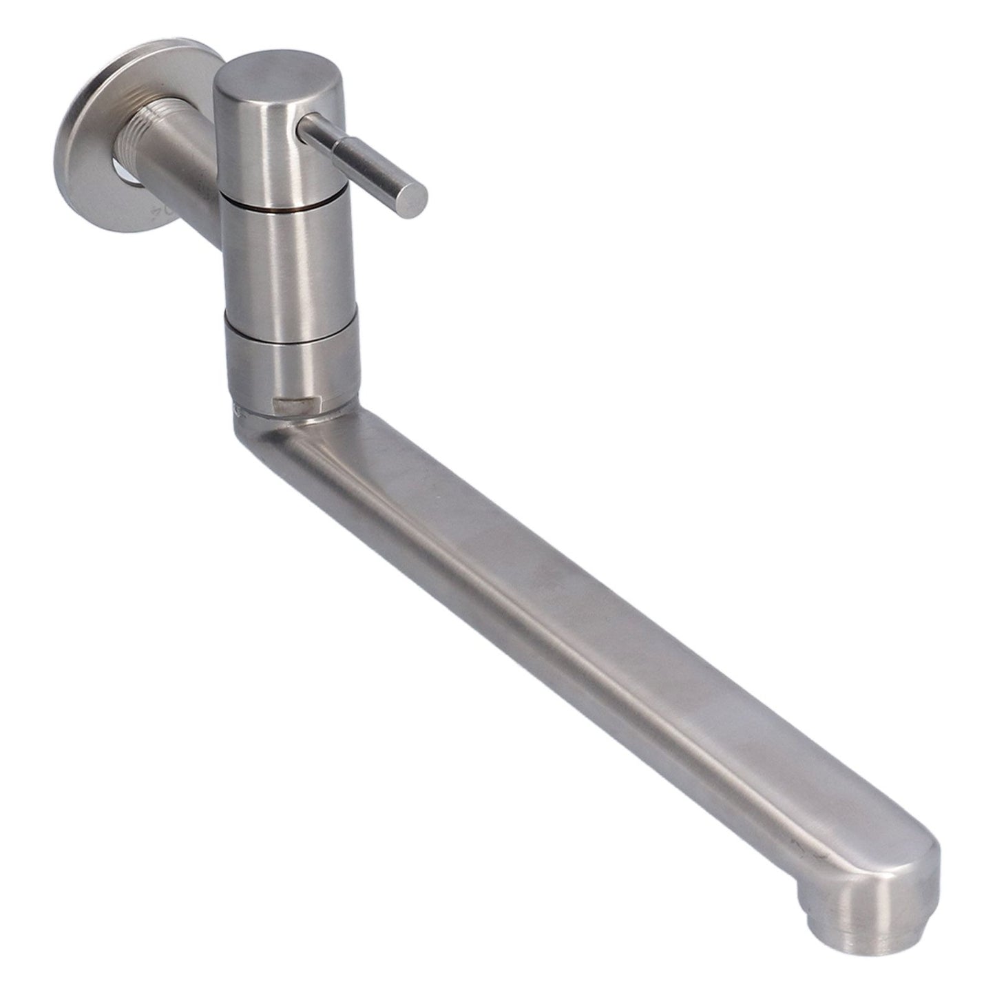 G1/2 Lengthen Water Faucet 304 Stainless Steel Single Cold Water Tap for Kitchen Balcony Mop Pool