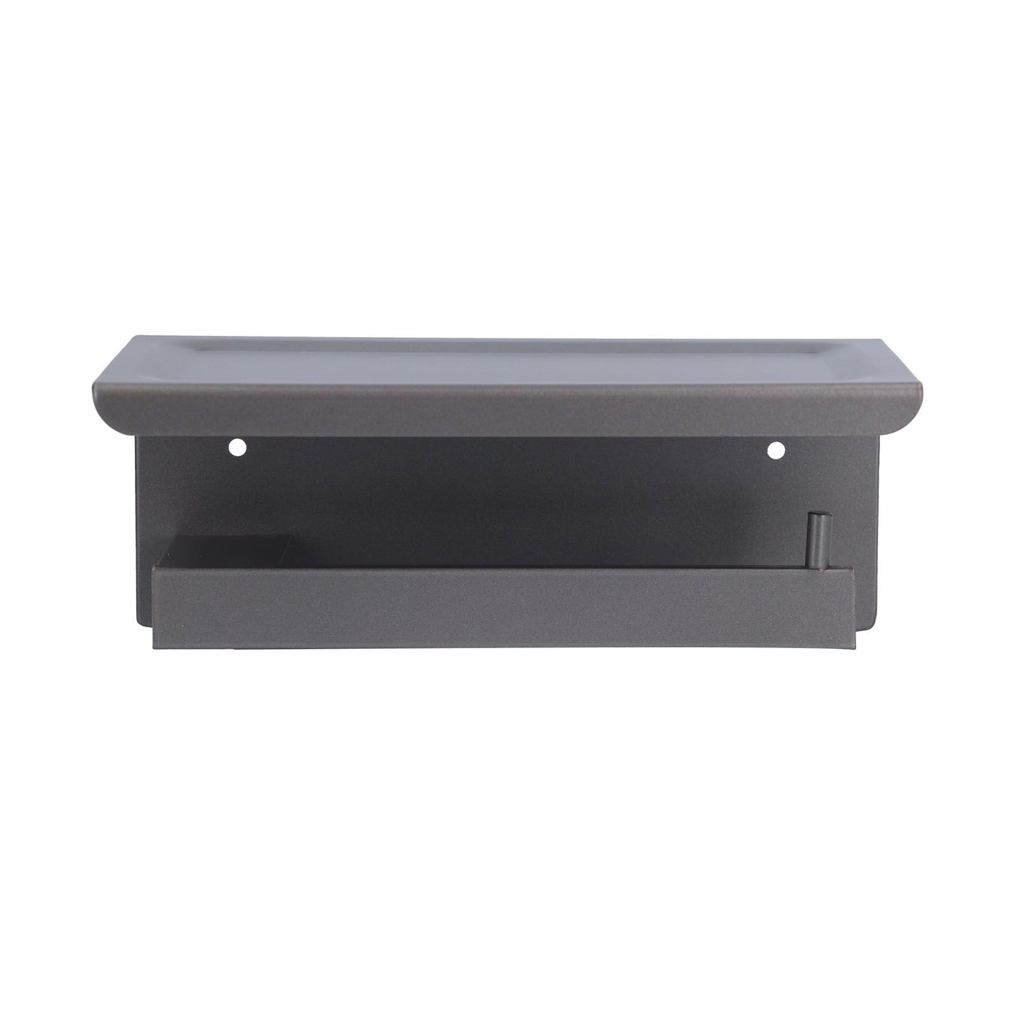 Toilet Paper Holder Aluminium Alloy Anti Rust Bathroom Phone Holder Gray Widen Punch Installation