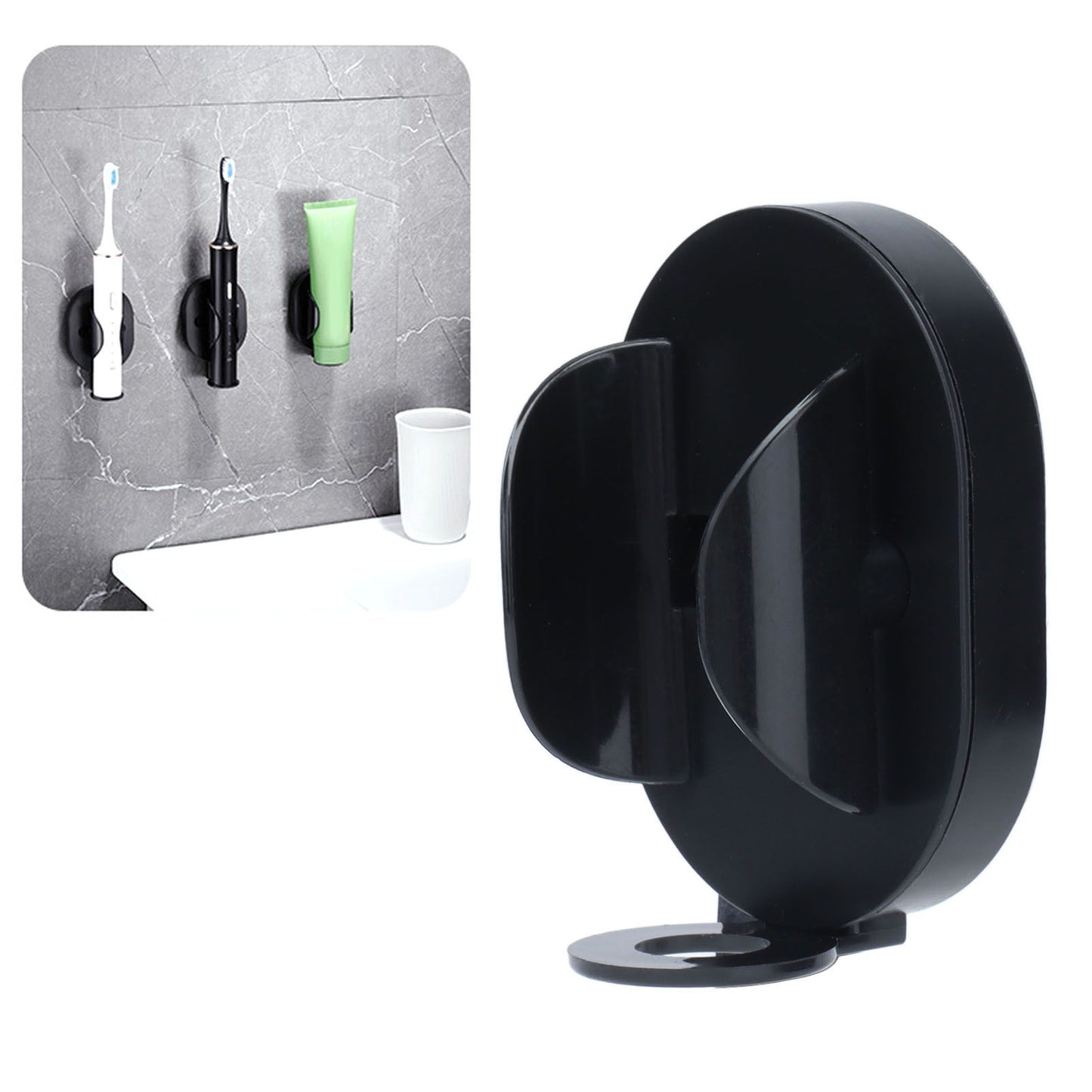 Electric Toothbrush Holder Automatic Adjustment Easy Installation Small Size Strong Bearing Capacity Tooth Storage Rack