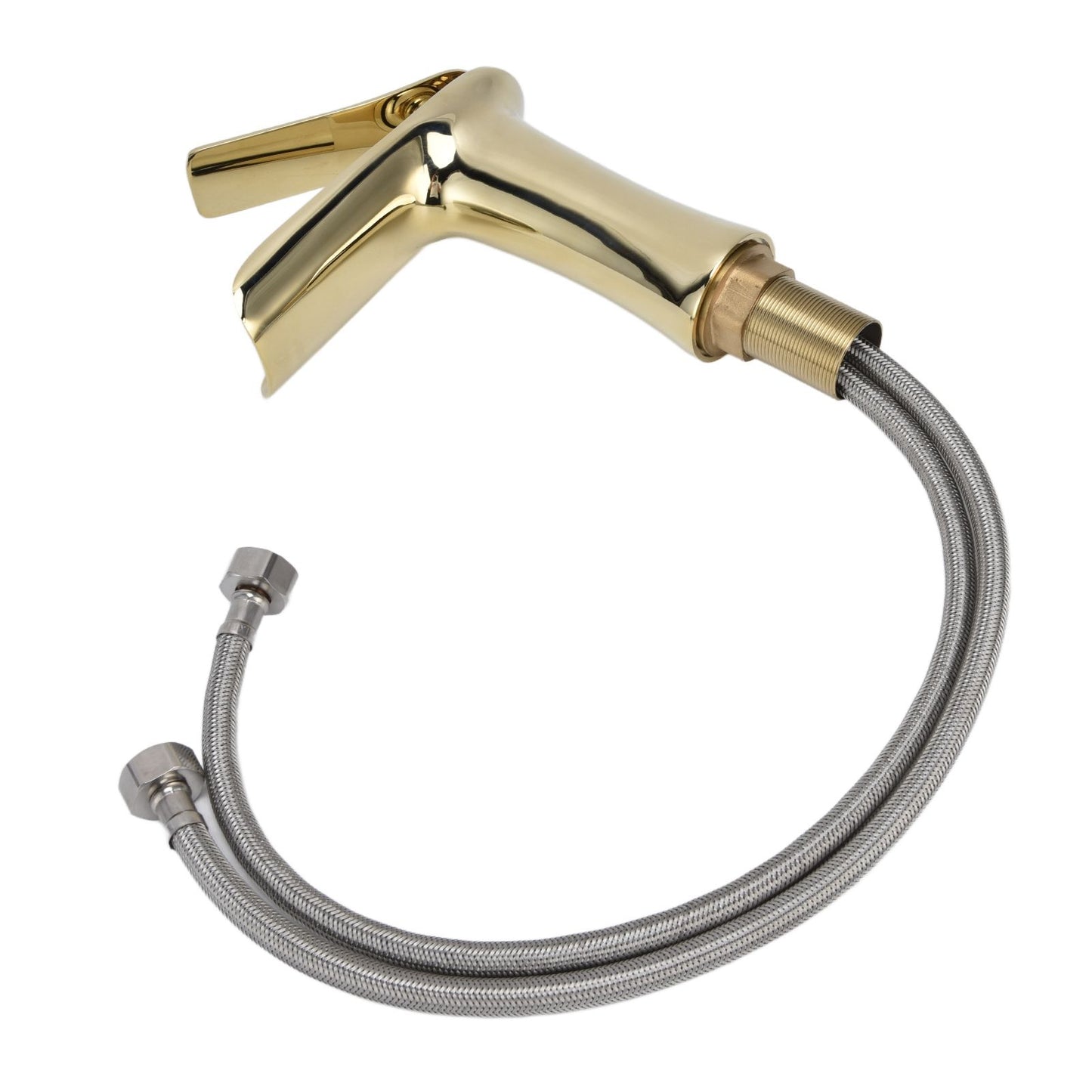 G1/2 Water Faucet Brass Modern Sink Bath Single Handle One Hole Bathroom Lavatory Wash Basin Mixer Tap