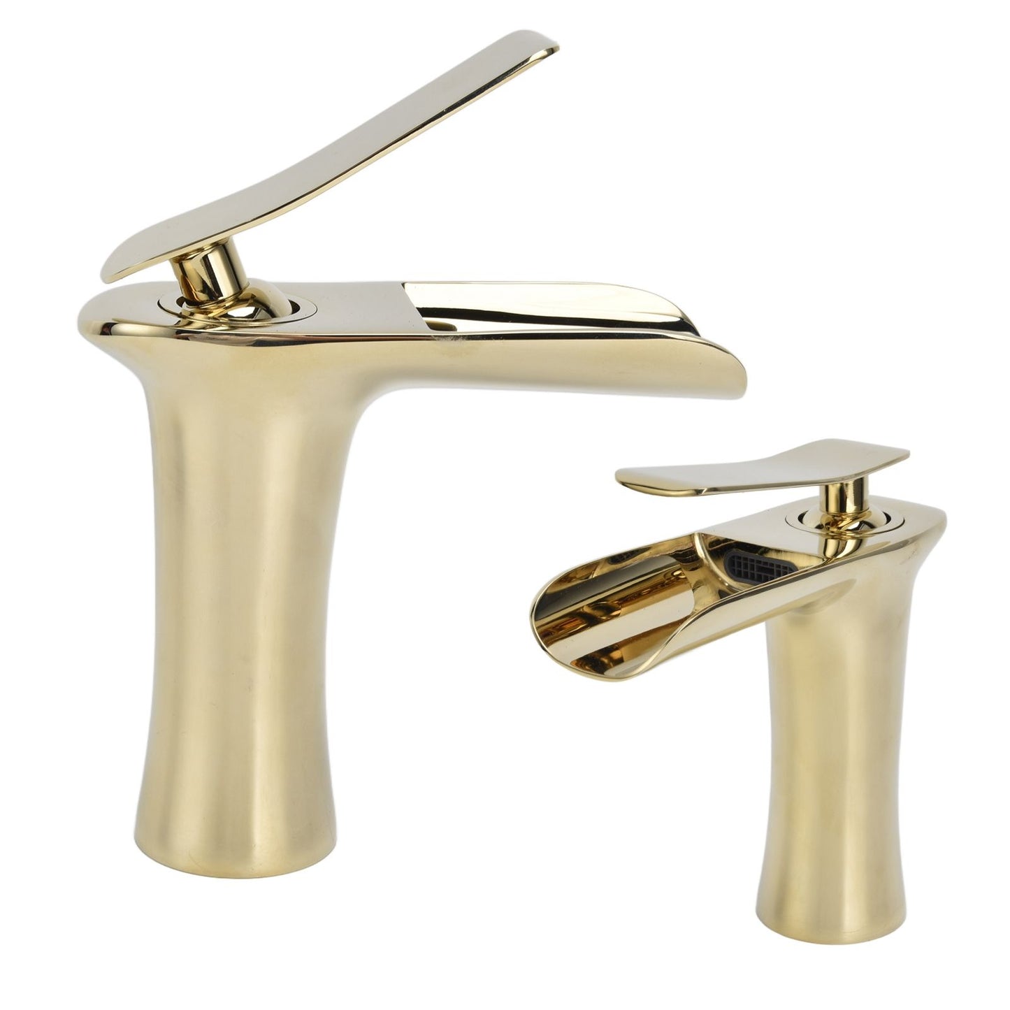 G1/2 Water Faucet Brass Modern Sink Bath Single Handle One Hole Bathroom Lavatory Wash Basin Mixer Tap