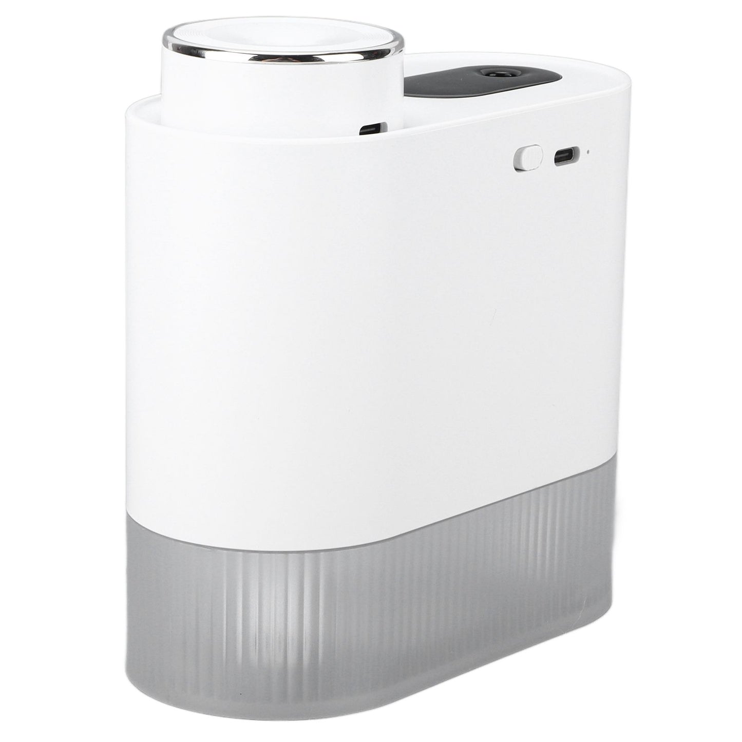 450ml Mini USB Humidifier High Capacity Double Spray Humidifier with Light for Bedroom OfficeWhite