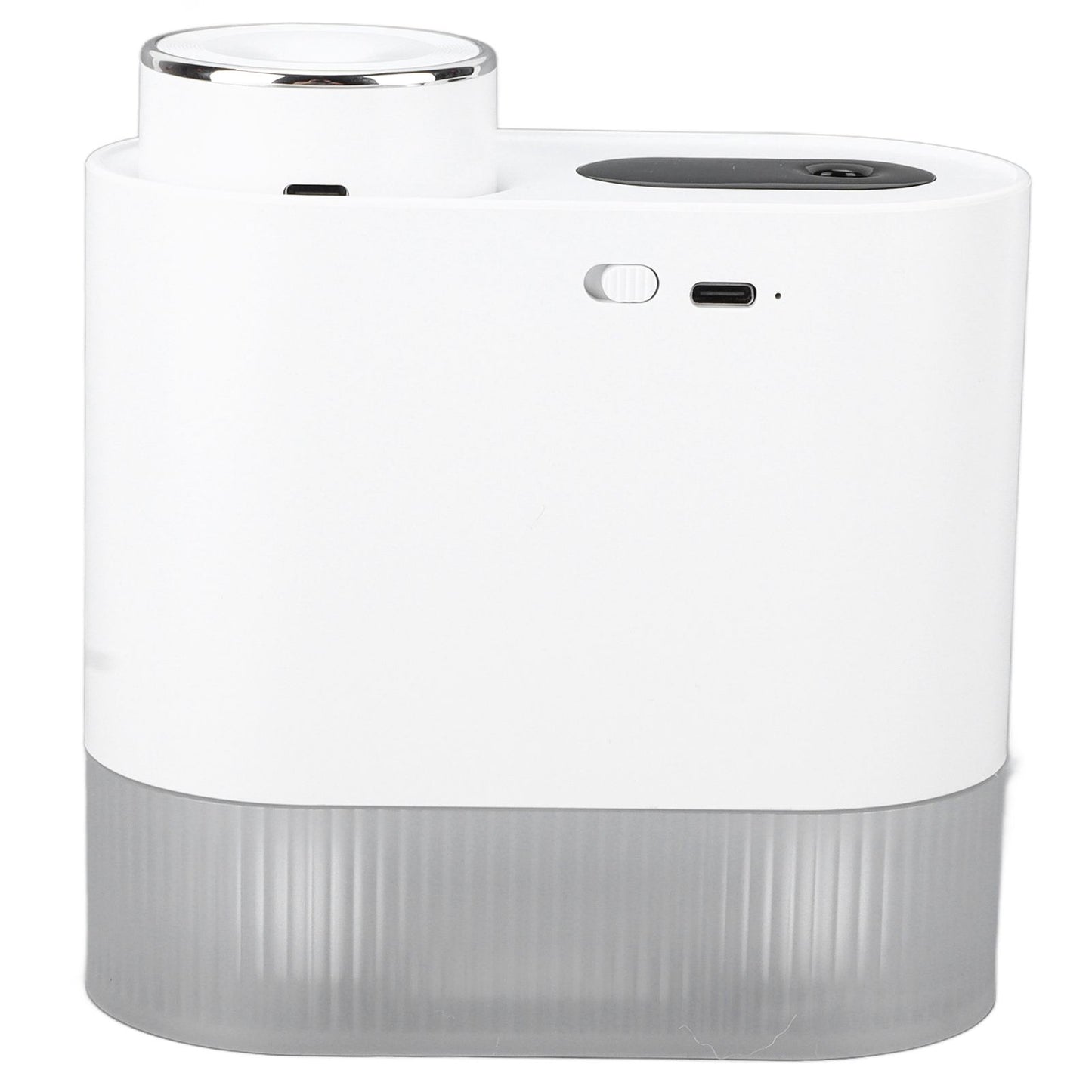 450ml Mini USB Humidifier High Capacity Double Spray Humidifier with Light for Bedroom OfficeWhite