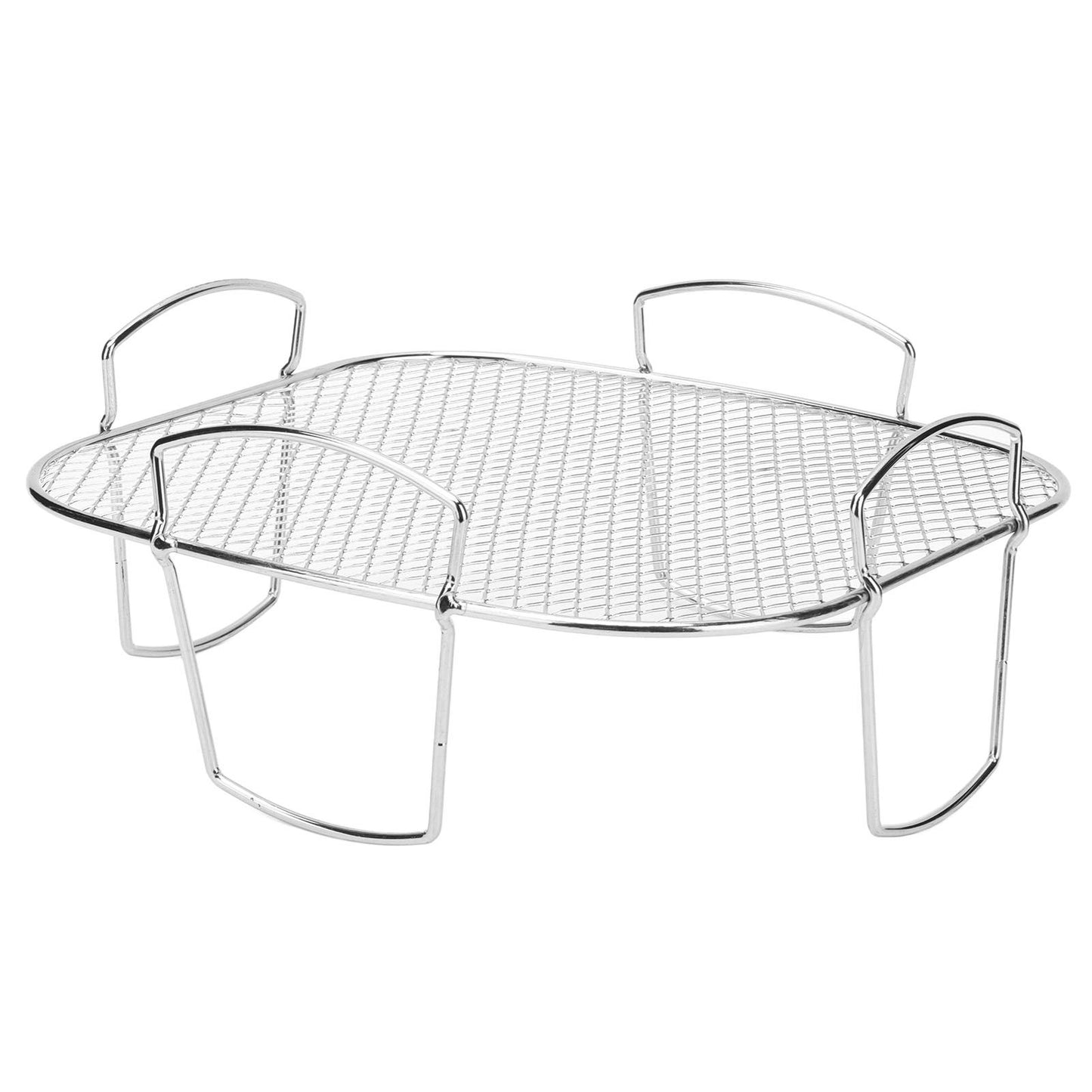 Stainless Steel French Fries Rack Anti Fall Oven Cooling Rack Holder Shelf for Home Kitchen Barbecue