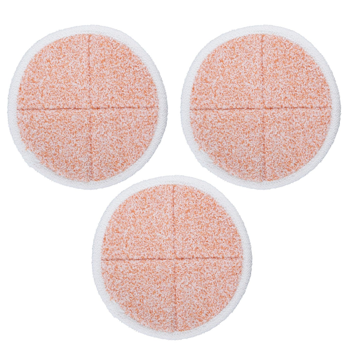 3PCS Mop Cloth Reusable Microfiber Mop Pad Mop Head Accessories for Bissell 2124/2039/2037/2039AOrange