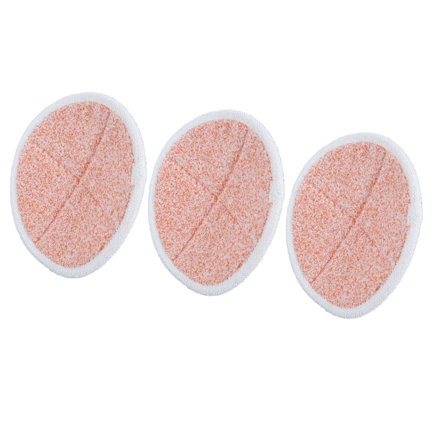 3PCS Mop Cloth Reusable Microfiber Mop Pad Mop Head Accessories for Bissell 2124/2039/2037/2039AOrange