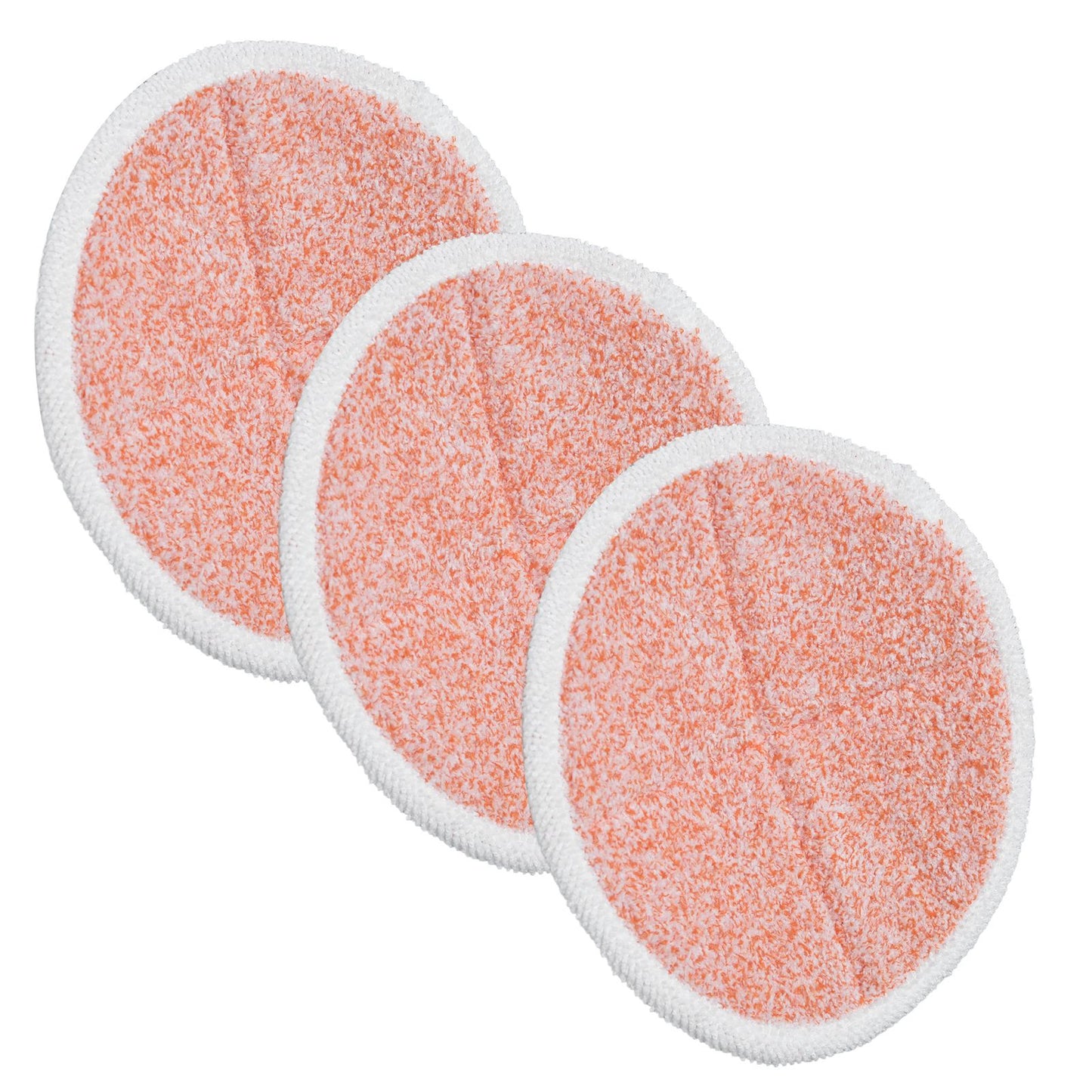 3PCS Mop Cloth Reusable Microfiber Mop Pad Mop Head Accessories for Bissell 2124/2039/2037/2039AOrange