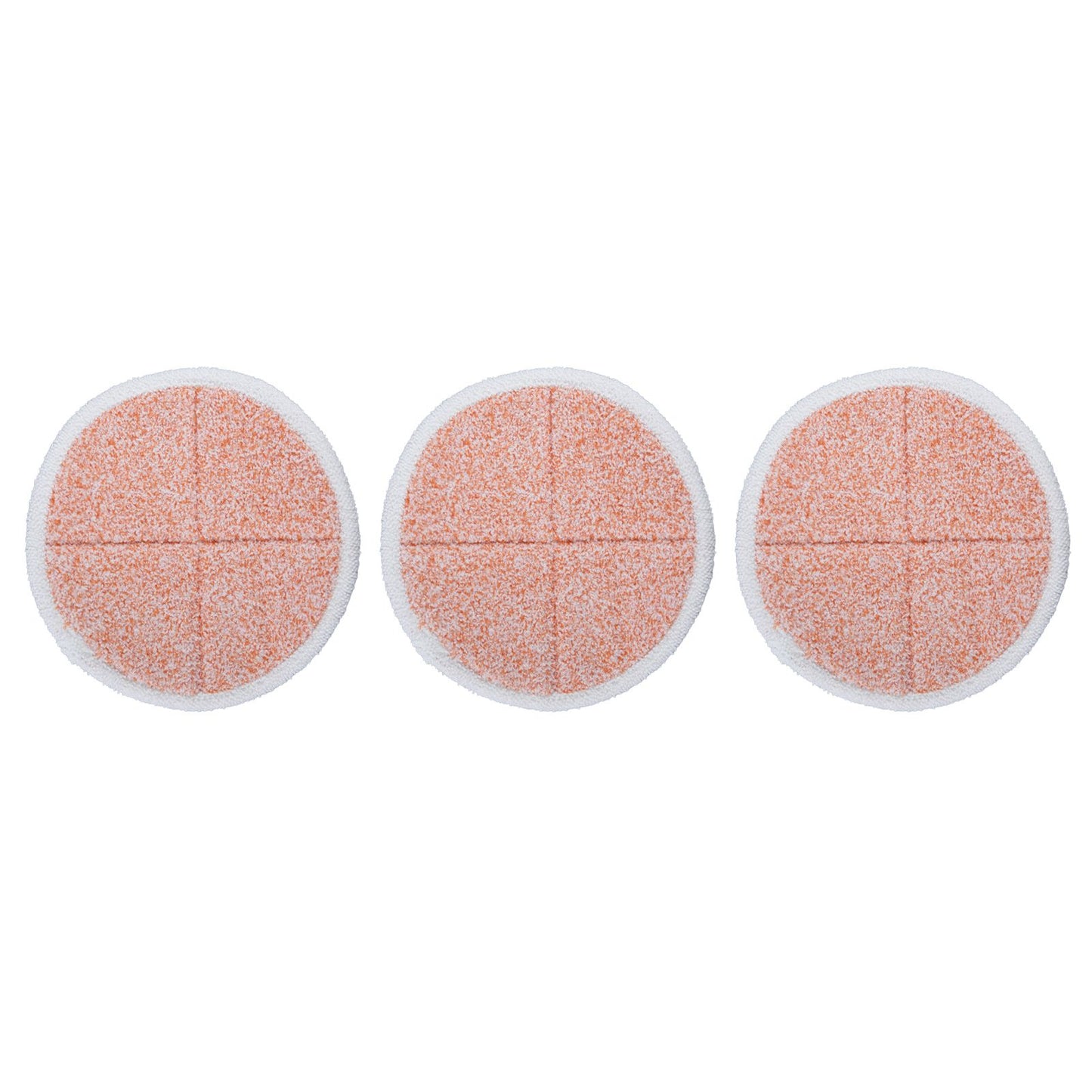 3PCS Mop Cloth Reusable Microfiber Mop Pad Mop Head Accessories for Bissell 2124/2039/2037/2039AOrange
