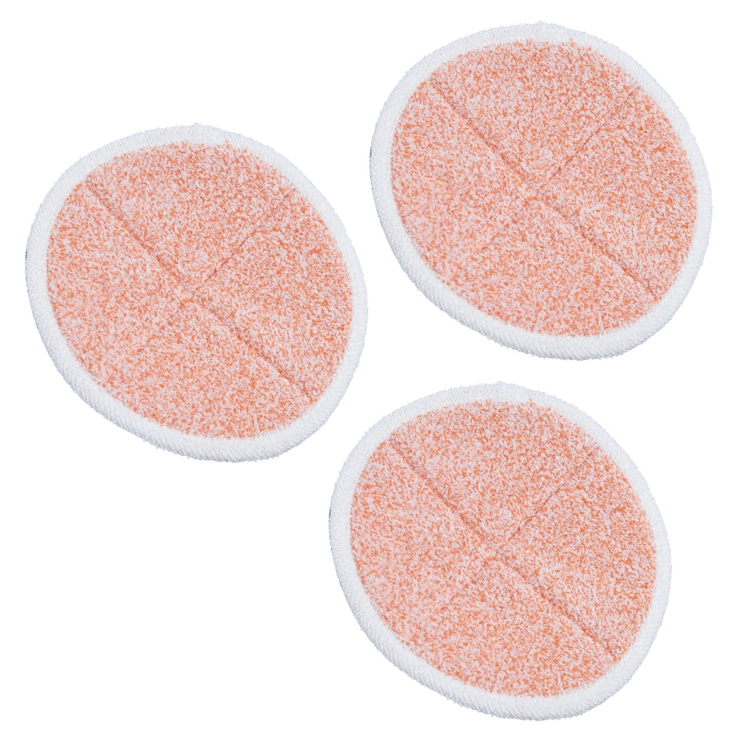 3PCS Mop Cloth Reusable Microfiber Mop Pad Mop Head Accessories for Bissell 2124/2039/2037/2039AOrange