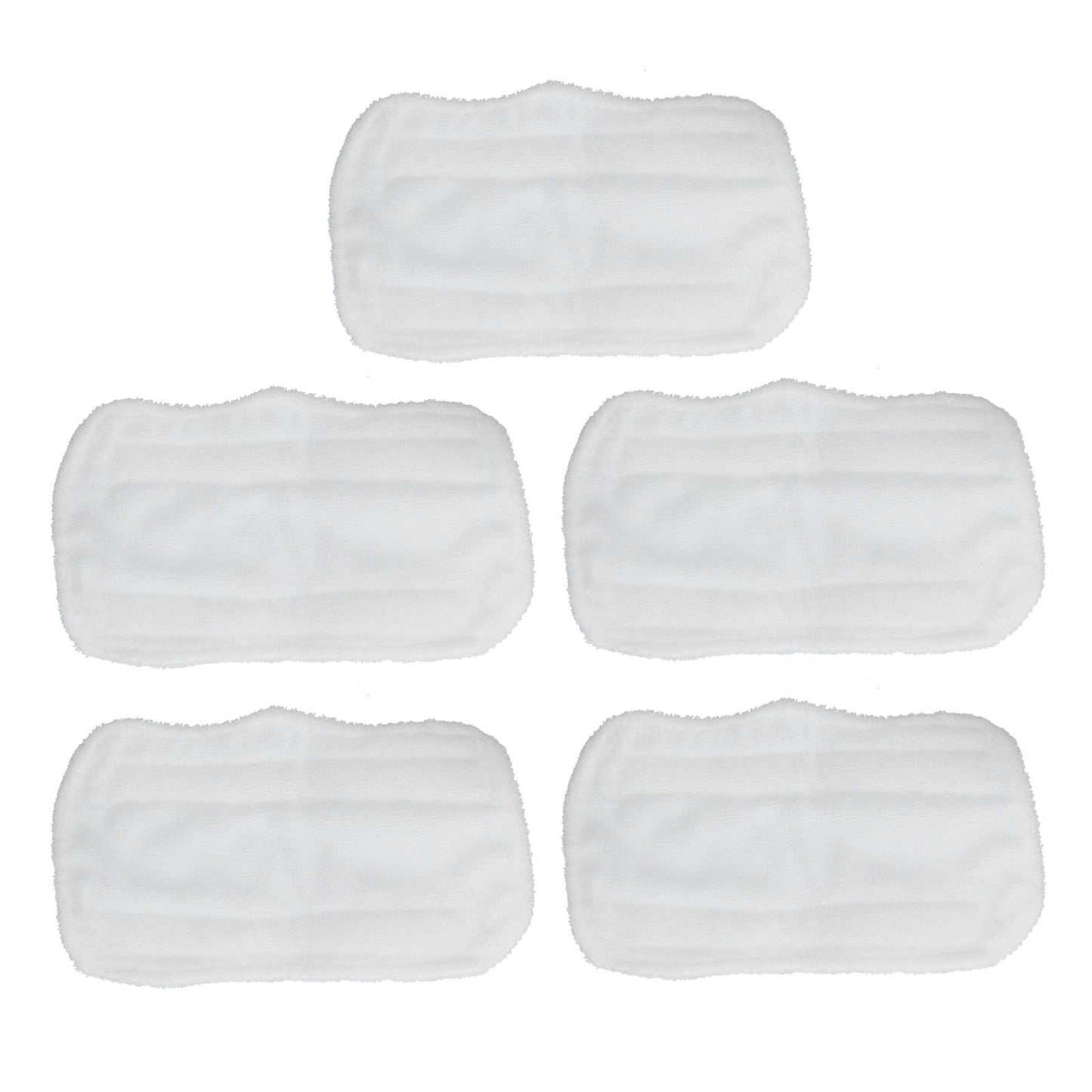 5PCS Cleaning Mop Cloth White Microfiber Mop Pad Mop Head Accessories for Shark XT3010 S3111 S1001 S3101 SP100K