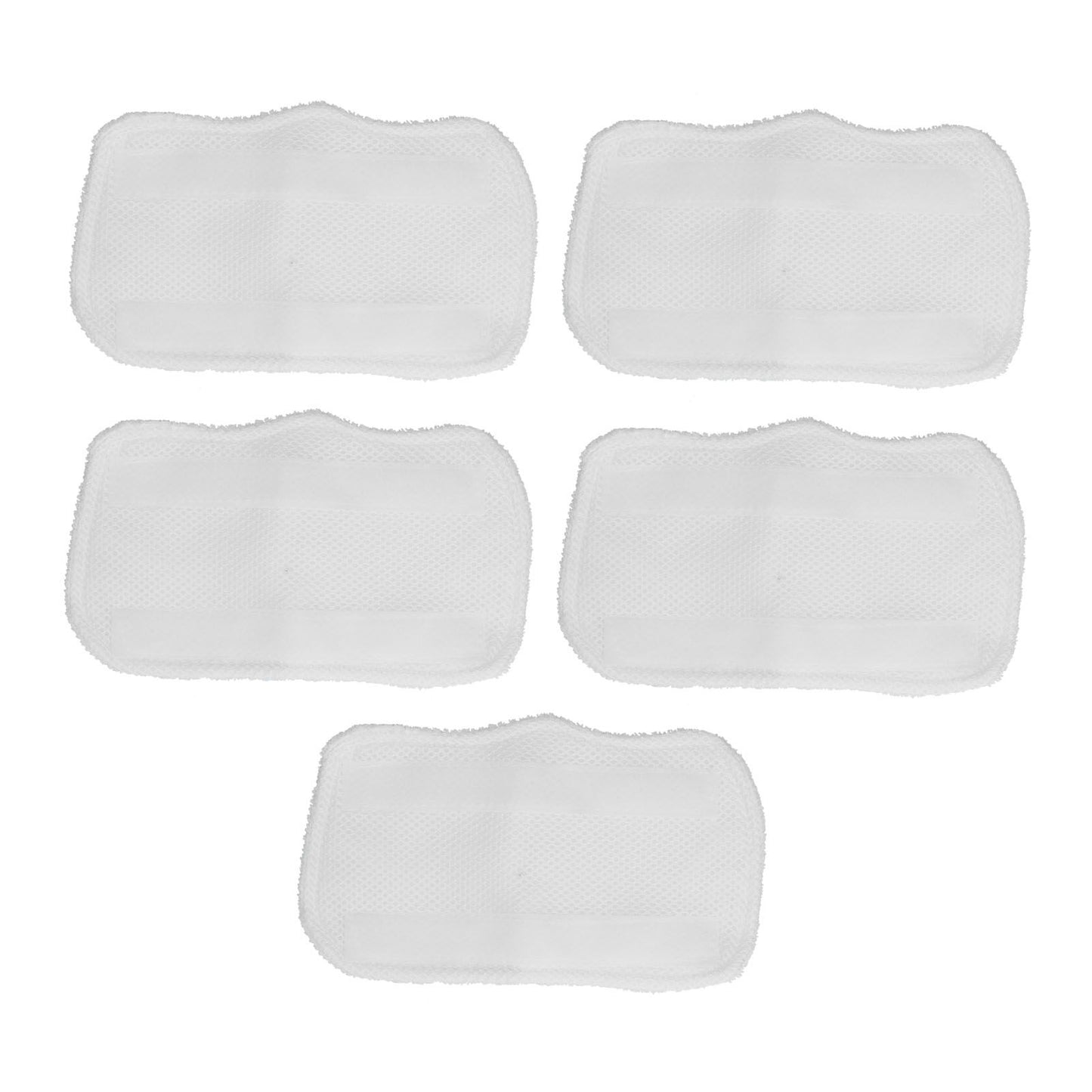 5PCS Cleaning Mop Cloth White Microfiber Mop Pad Mop Head Accessories for Shark XT3010 S3111 S1001 S3101 SP100K