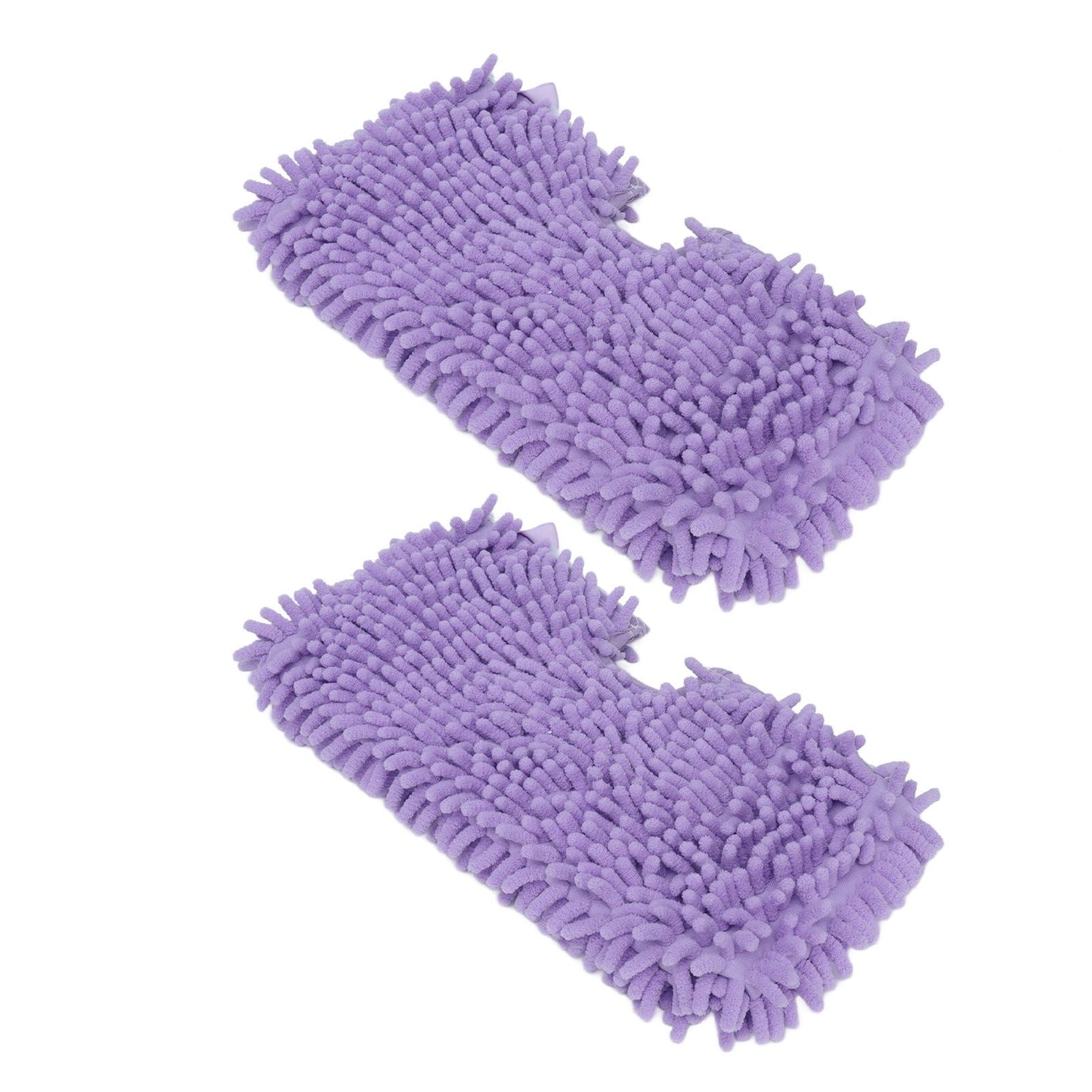 2PCS Mop Replacement Pads Soft Microfiber Mop Cloth Accessory Fit for Shark S3601 S3501 Purple