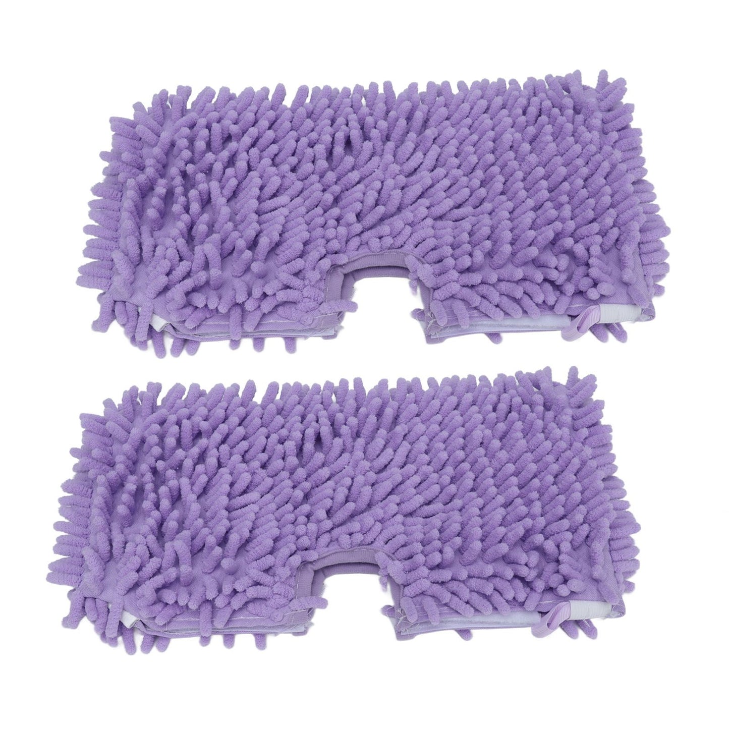 2PCS Mop Replacement Pads Soft Microfiber Mop Cloth Accessory Fit for Shark S3601 S3501 Purple