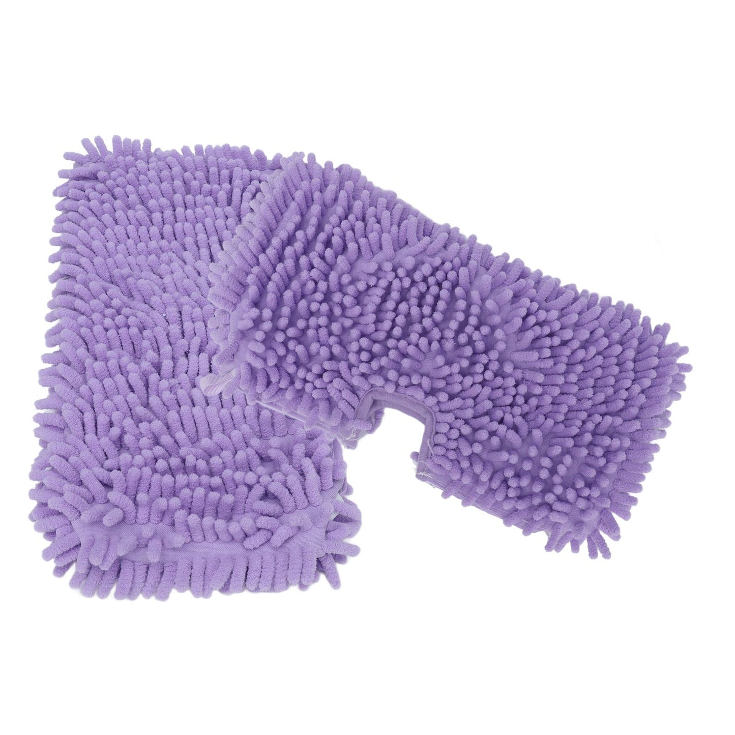 2PCS Mop Replacement Pads Soft Microfiber Mop Cloth Accessory Fit for Shark S3601 S3501 Purple