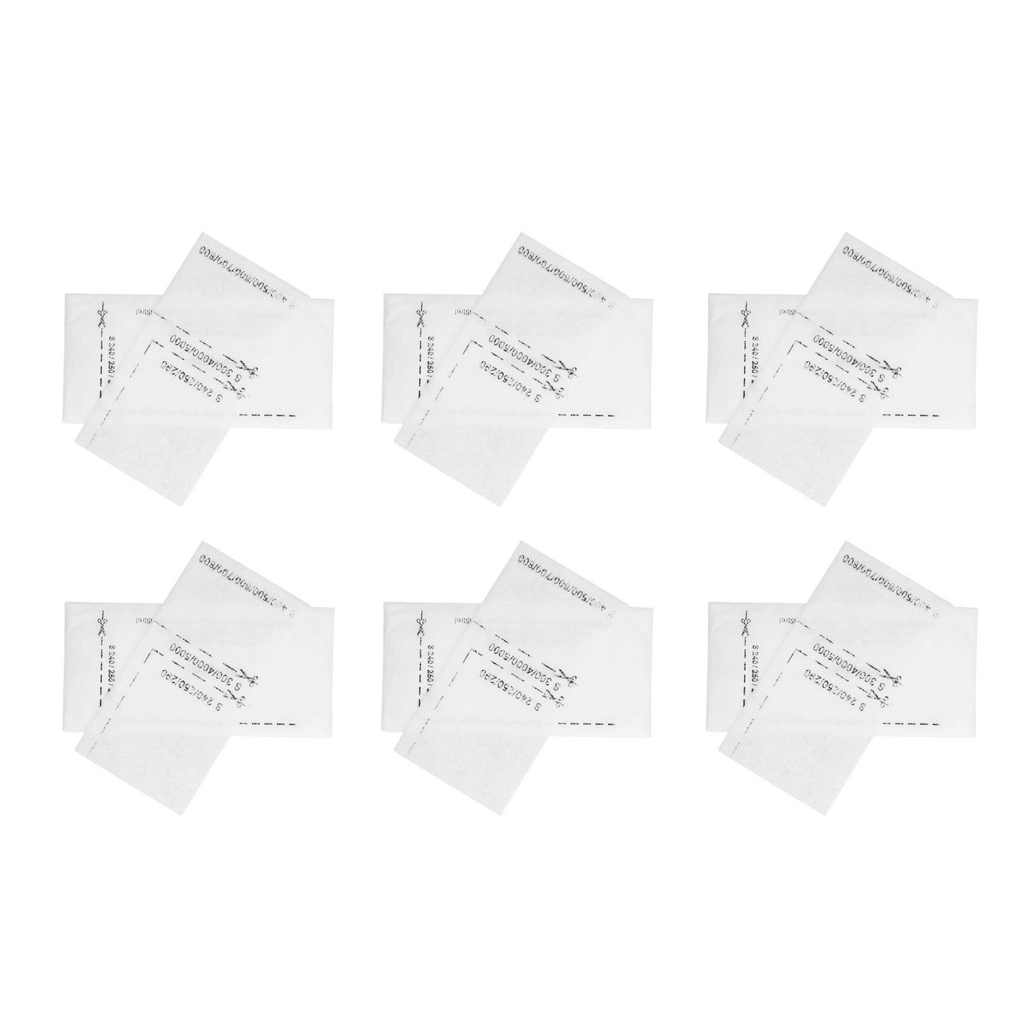 10Set Fiber Filter Screen Kit Vacuum Cleaner Accessories Fit for Miele FJM GN Series White