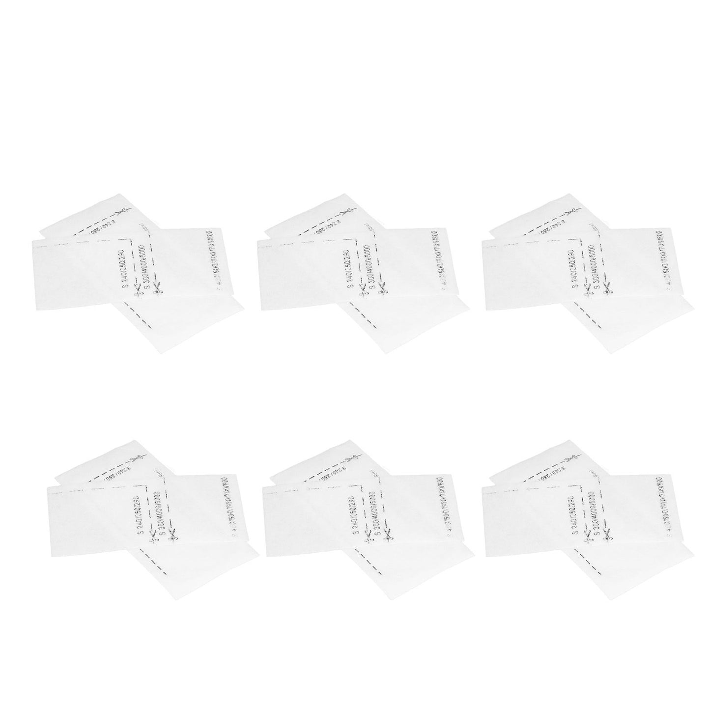 10Set Fiber Filter Screen Kit Vacuum Cleaner Accessories Fit for Miele FJM GN Series White
