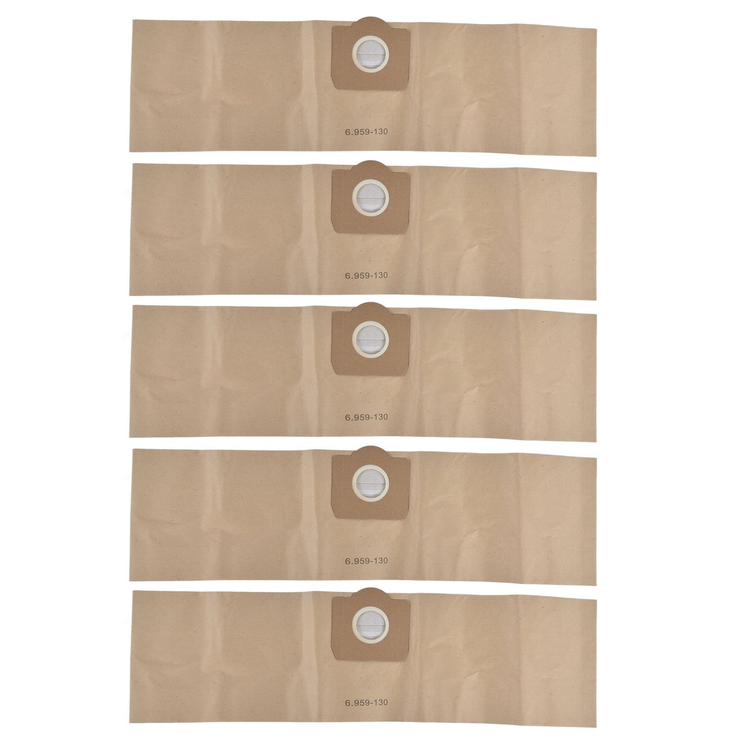 5Pcs Vacuum Cleaner Dust Bag Vacuum Cleaner Accessory Fit for Karcher 6.959‑130.0 WD3200 WD3300 WD3500