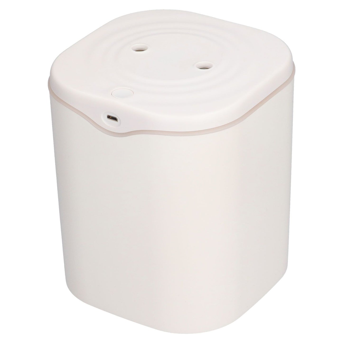 Double Spray Air Humidifier 2L Mini Silent Aroma Diffuser USB Powered for Home Bedroom Office White
