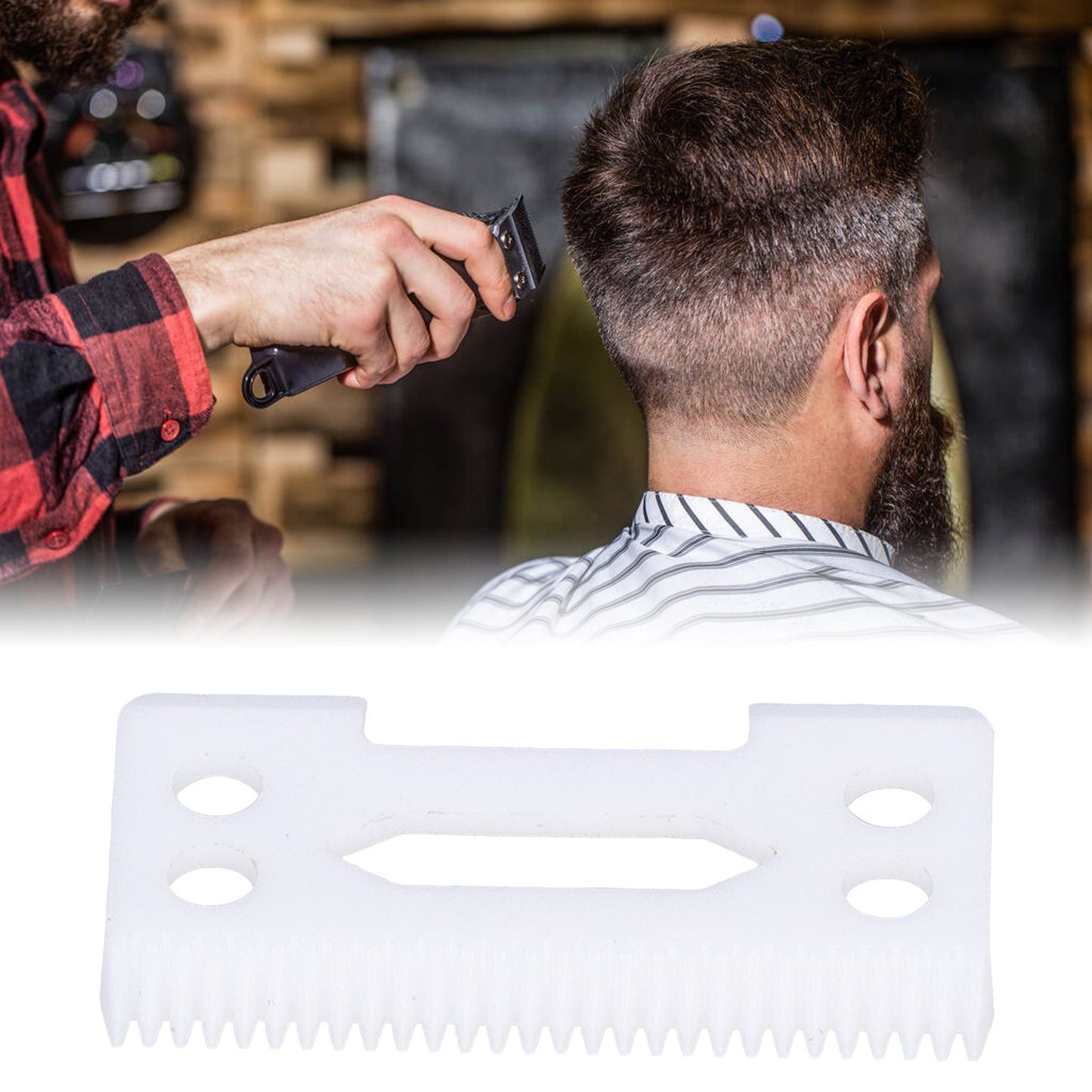Clipper Blades Incisive Durable Ceramics Small Compact Hair Cutting Supplies for Salon Home