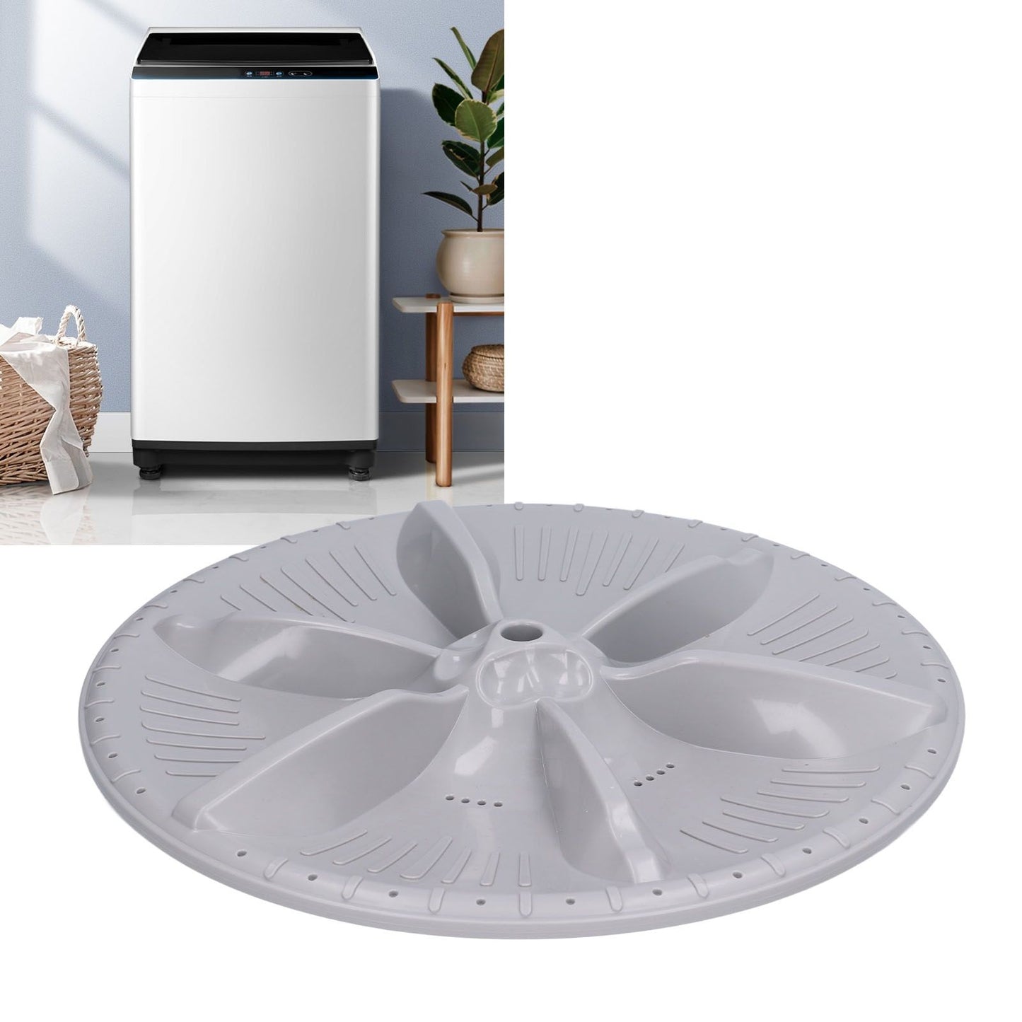 37.5cm Automatic Washer Washplate Universal Washing Machine Washplate Impeller Plate for Home