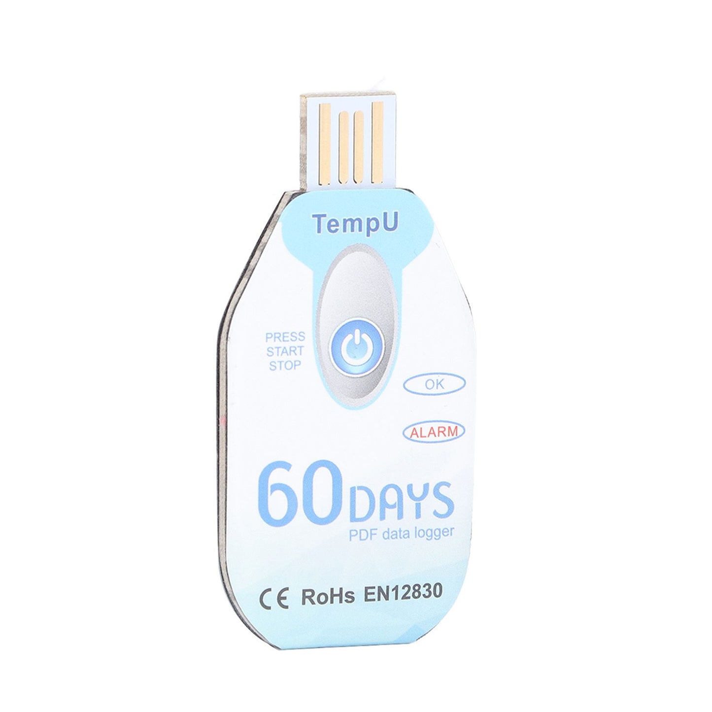 Food Temperature Recorder Portable Temperature Data Logger PDF Report USB Powered Data Logger