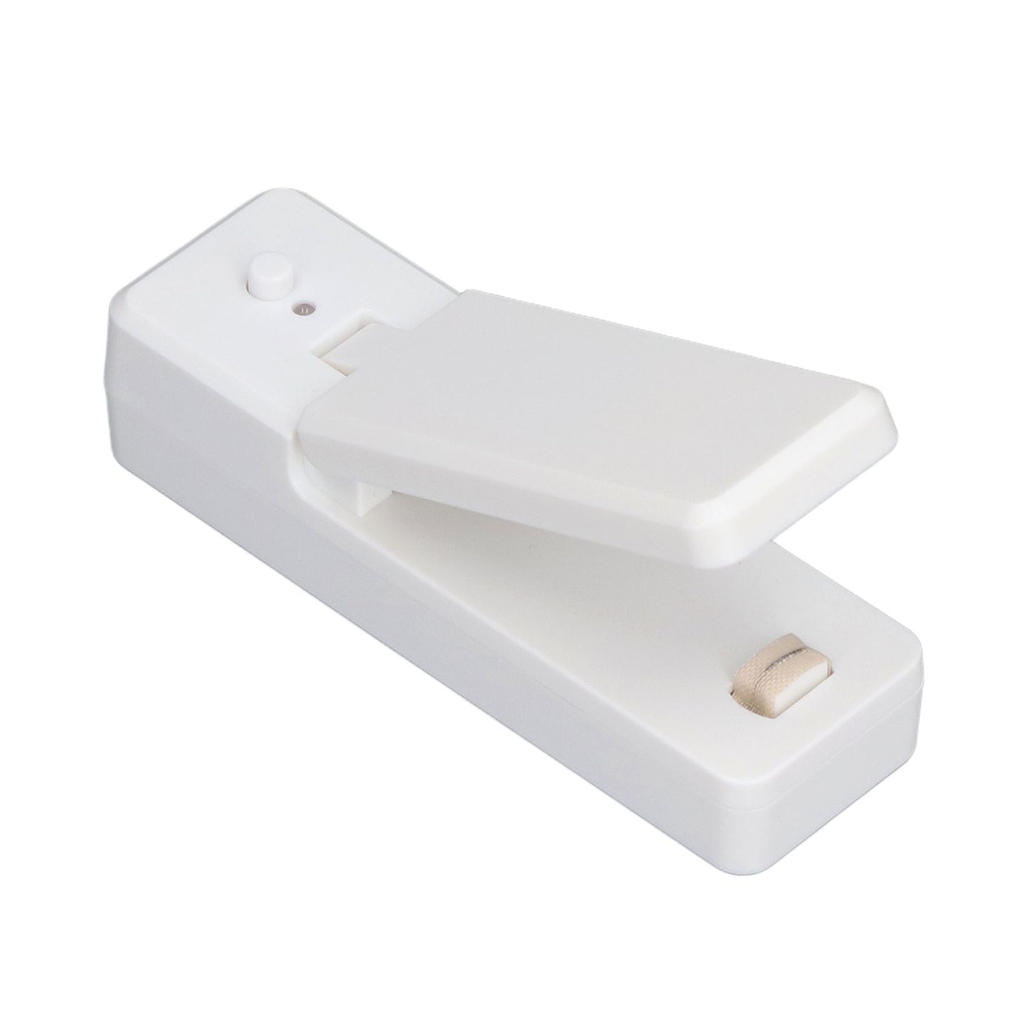Portable Mini Bag Sealer with Magnet USB Charging Plastic Bag Sealing Machine for Home Kitchen UseWhite