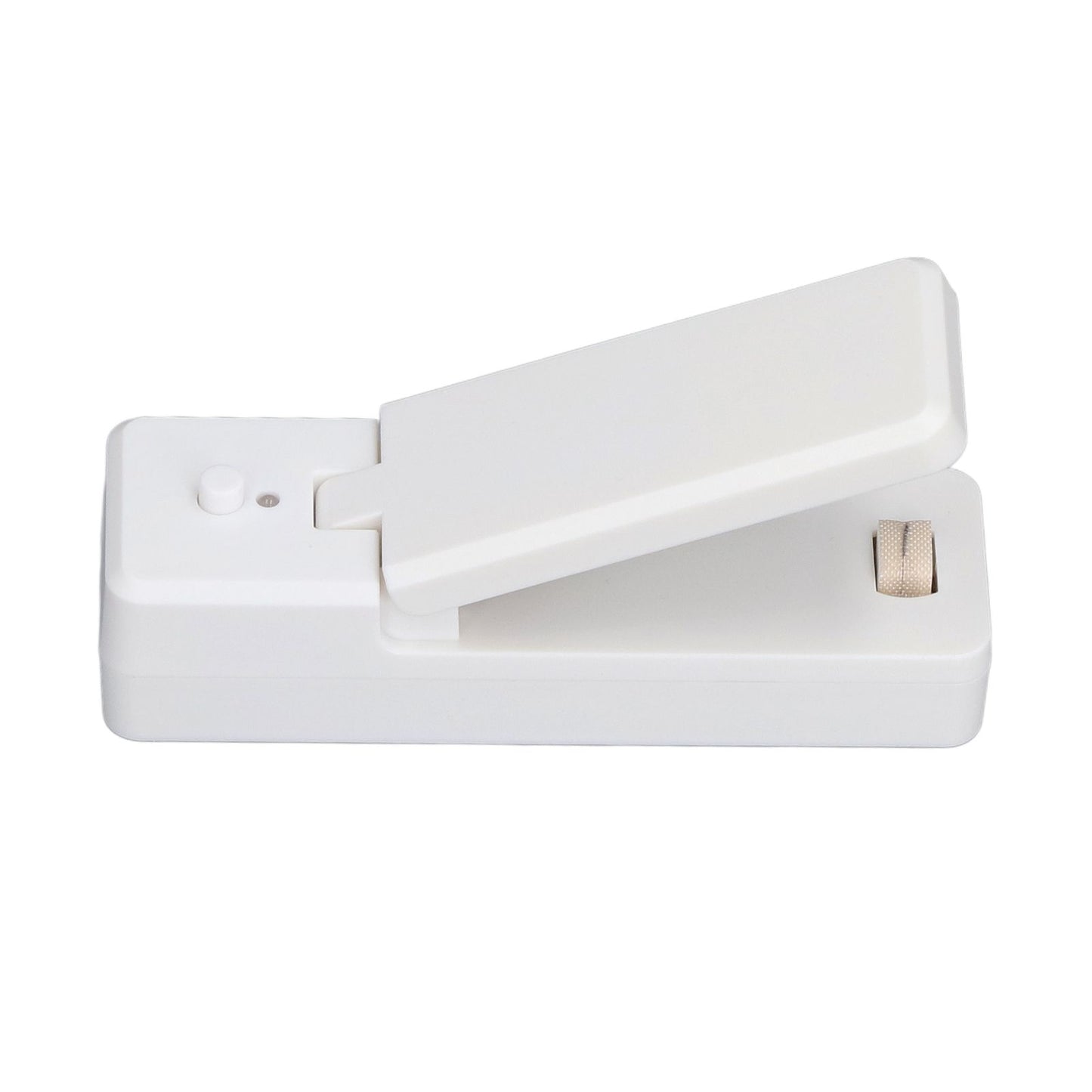Portable Mini Bag Sealer with Magnet USB Charging Plastic Bag Sealing Machine for Home Kitchen UseWhite
