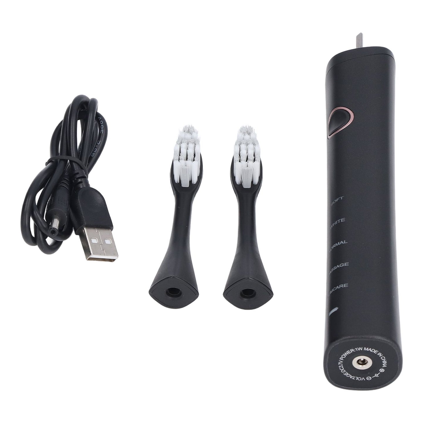 Electric USB Rechargeable Whitening Toothbrush 39000 Times/min 5 Modes with Smart Timer