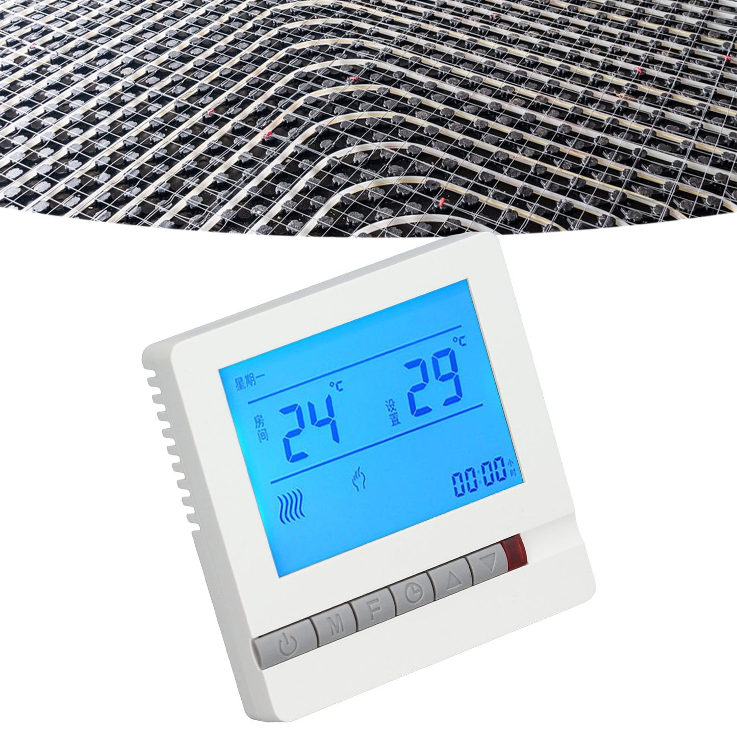 Thermostat LCD Screen High Accurate Temperature Sensor Overheat Protection Temperature Controller