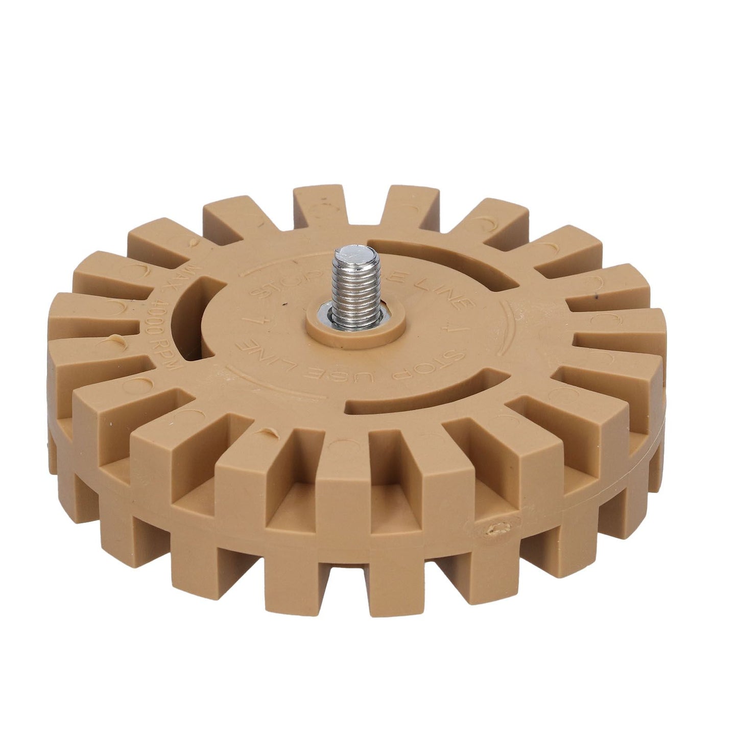 Rubber Eraser Wheel Adhesive Pinstripe Removal Tool for Paint Chrome Windows Metal Finishes Cars