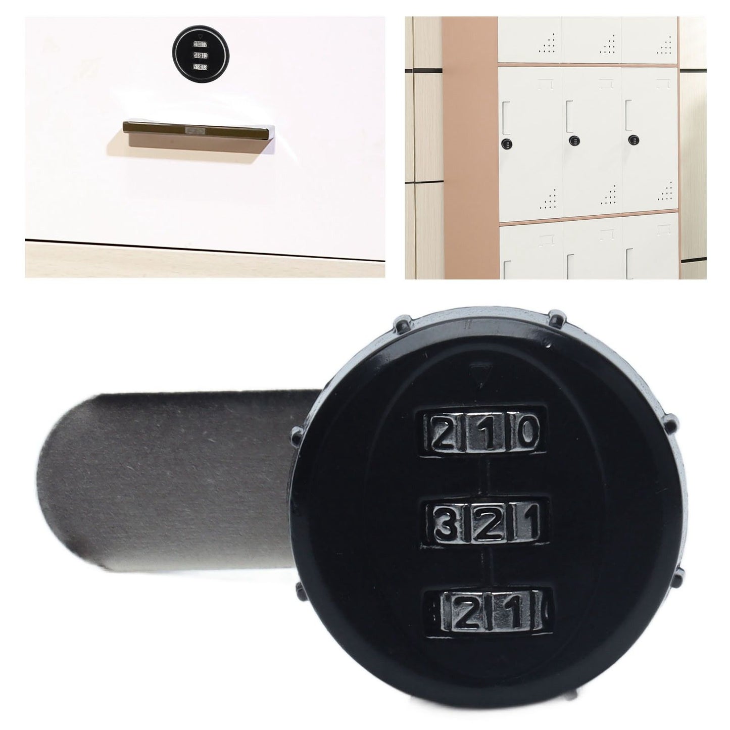 Mechanical Password Cam Lock 3 Digit Combination Camlock for Wardrobe Safe Deposit Box Mailbox