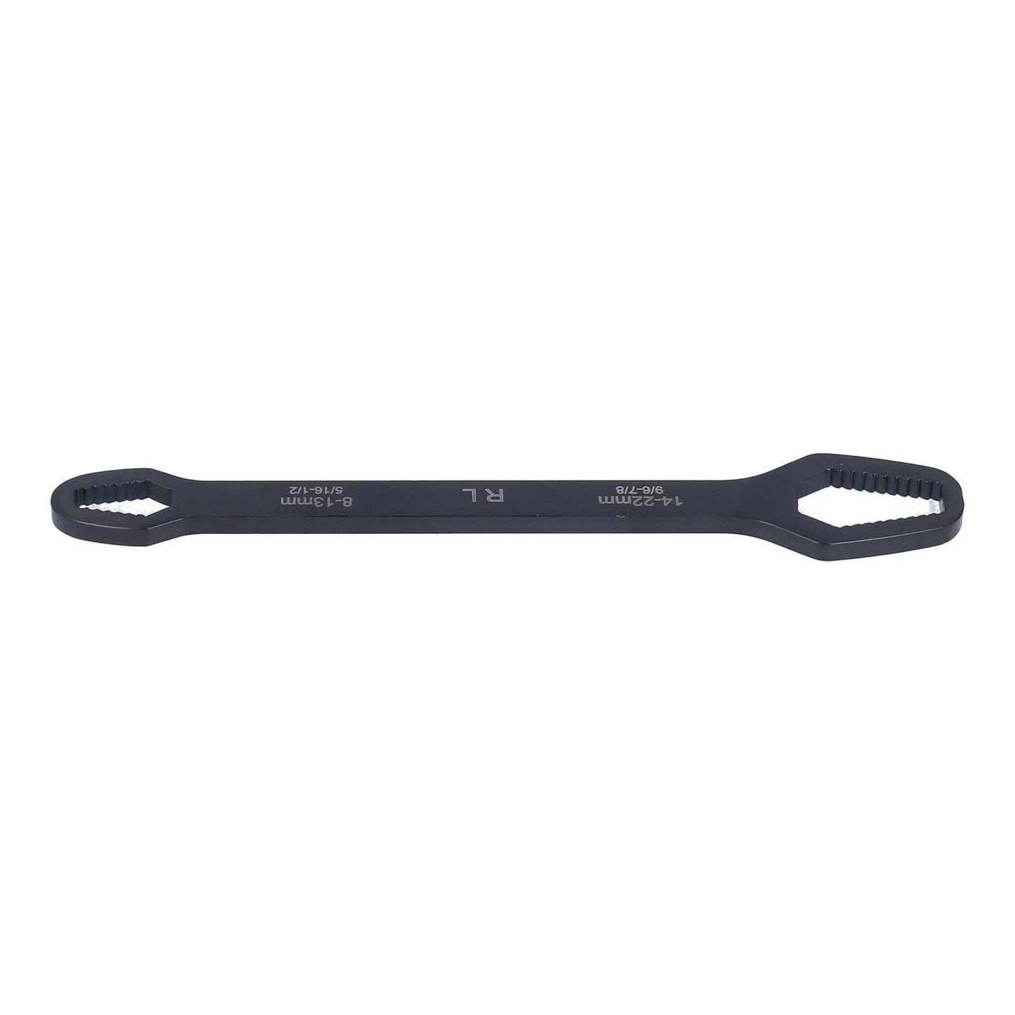 Multifunctional Self Tightening Universal Wrench 8‑22mm High Hardness Double Ended WrenchBlack