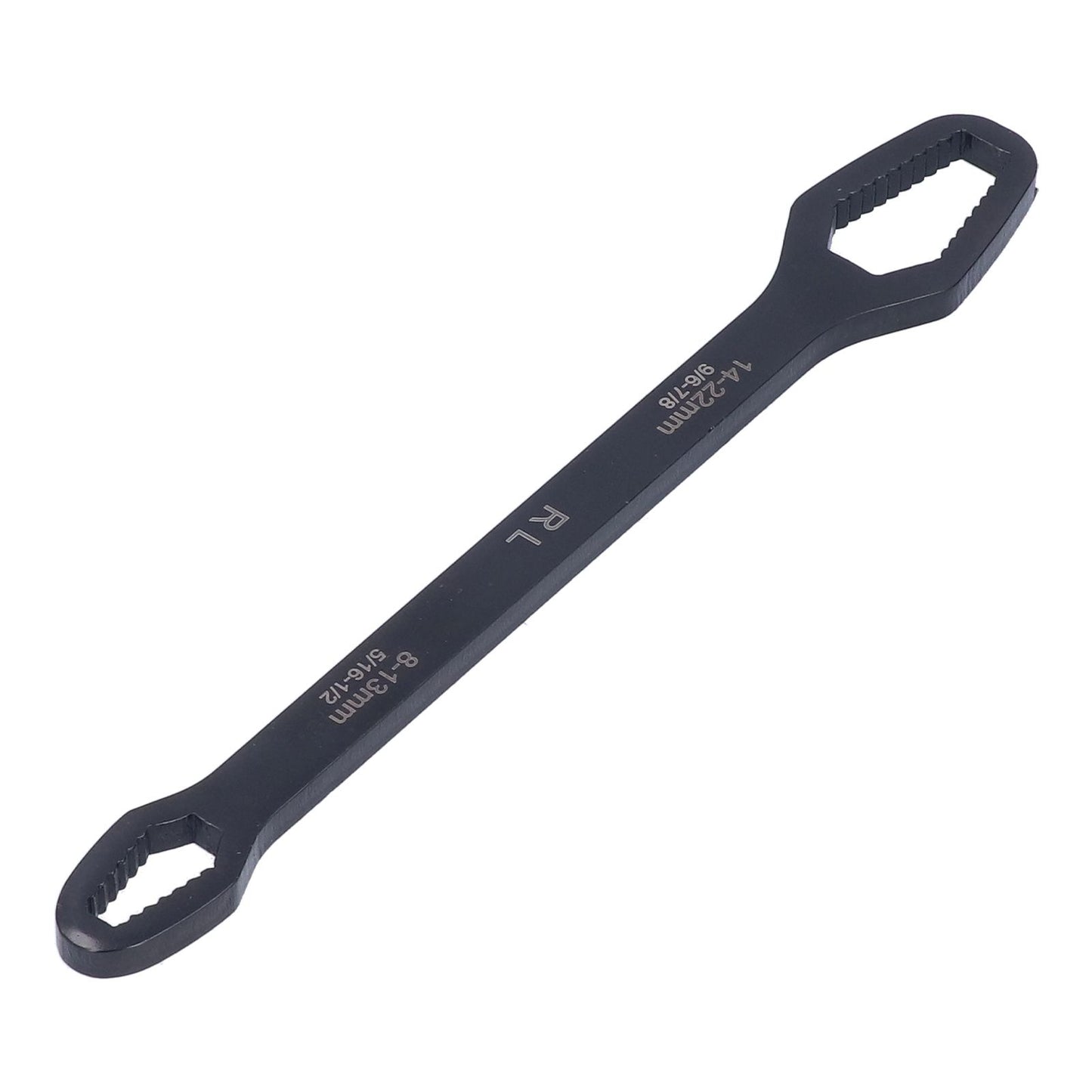 Multifunctional Self Tightening Universal Wrench 8‑22mm High Hardness Double Ended WrenchBlack