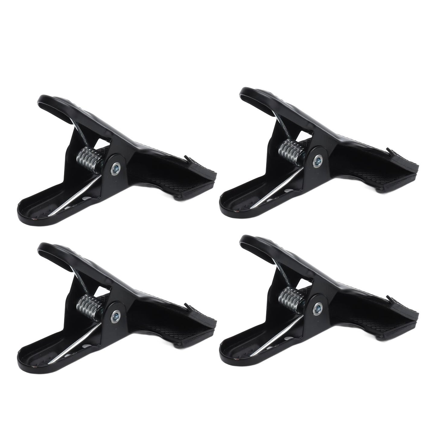 4pcs Woodworking A Clip Heavy Duty Anti Slip Metal Wide Mouth Spring Clamps for Photography Backdrops