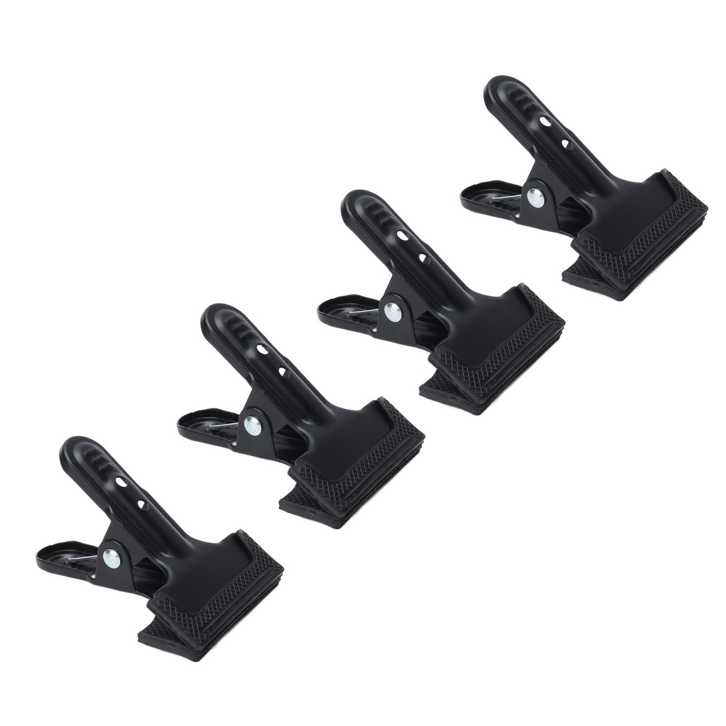 4pcs Woodworking A Clip Heavy Duty Anti Slip Metal Wide Mouth Spring Clamps for Photography Backdrops