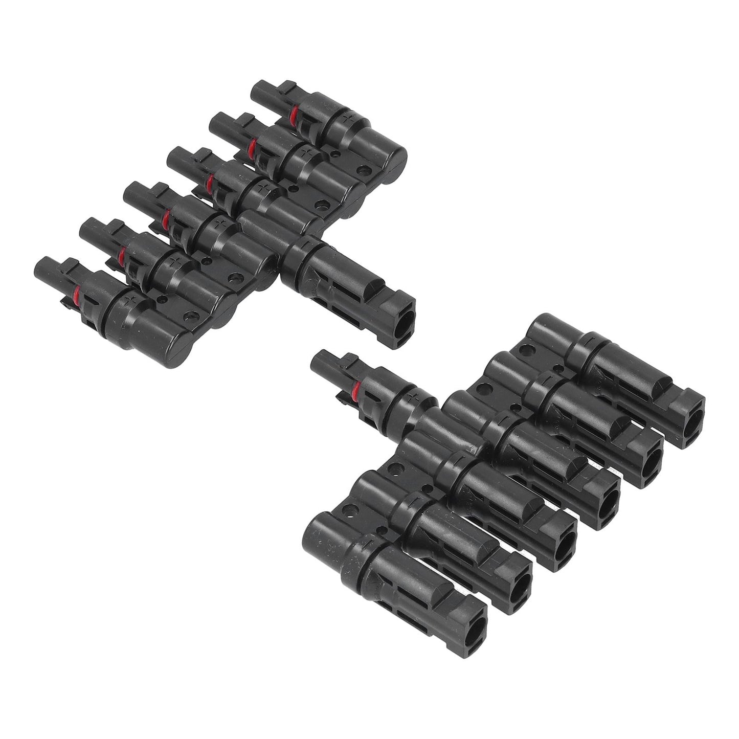 1 to 6 Branch Connector 6 Way Solar Panel Branch Connector Waterproof Male Female Cable Connector
