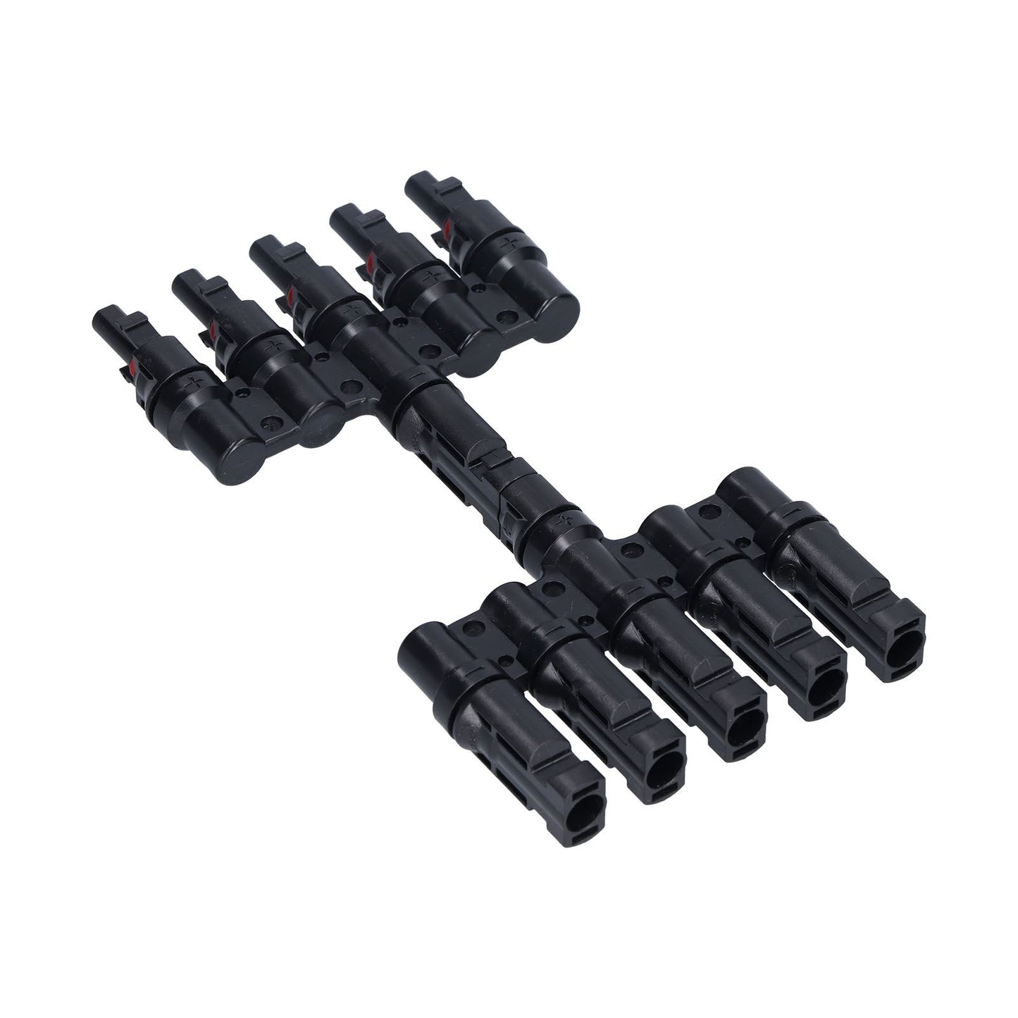 1 to 5 Branch Connector 5 Way Solar Panel Cable Branch Connector IP67 Waterproof Male Female Connector