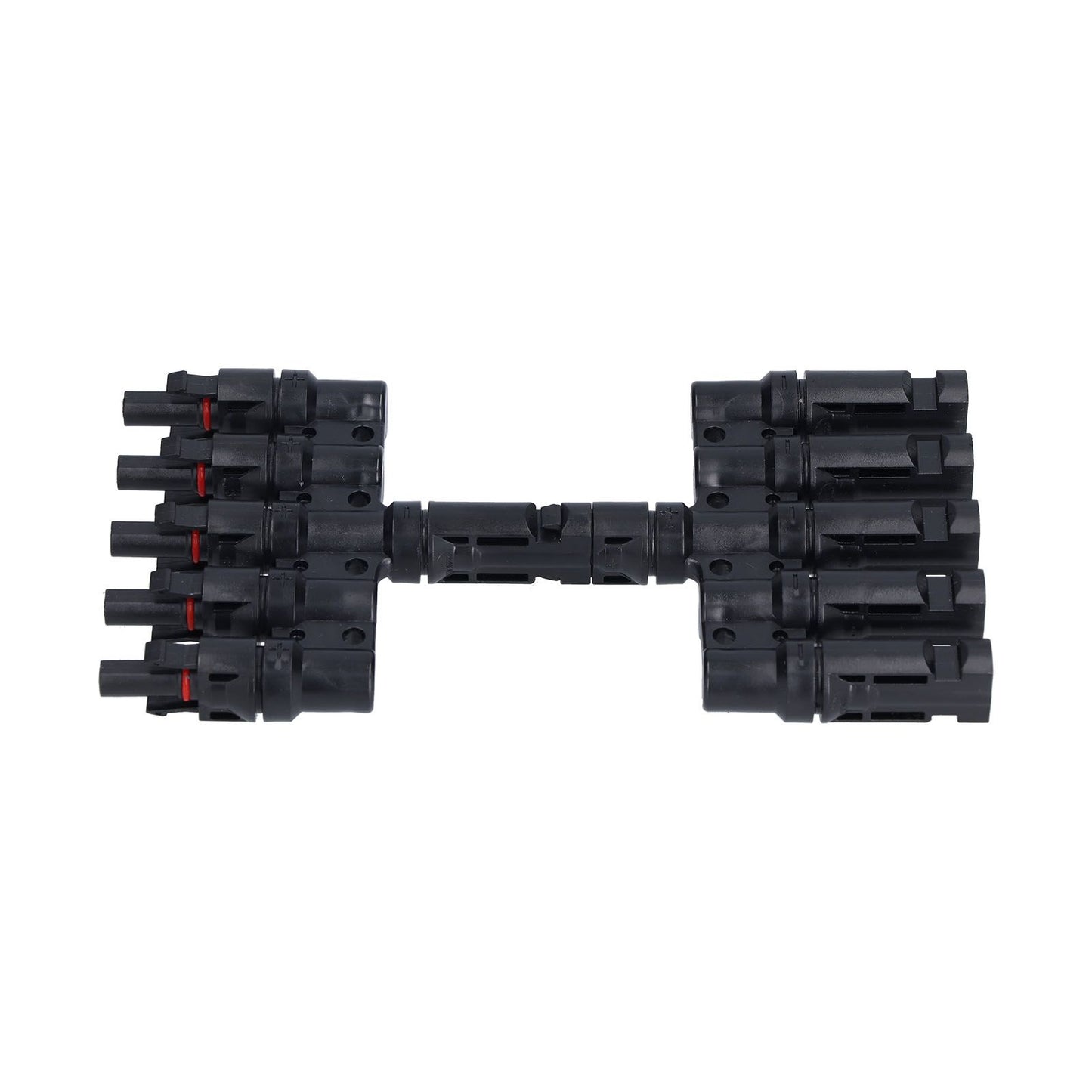1 to 5 Branch Connector 5 Way Solar Panel Cable Branch Connector IP67 Waterproof Male Female Connector