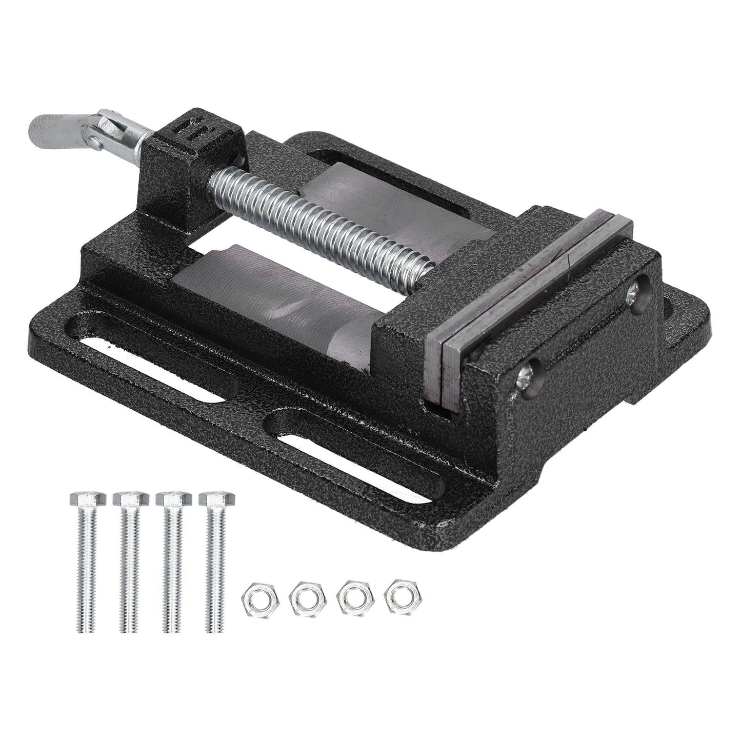 Flat Drill Press Vise American Style Accurate Mini Bench Vise for Home Mechanical Maintenance