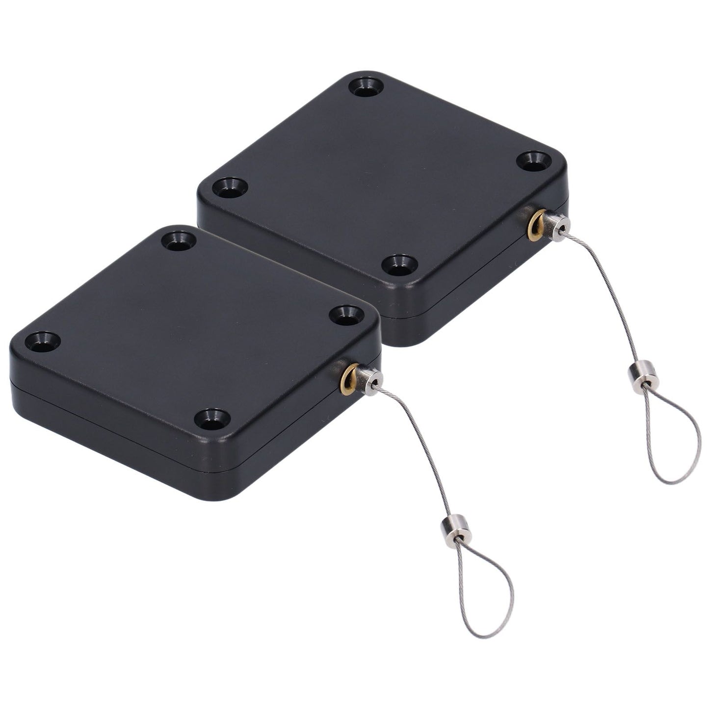 2Pcs Automatic Door Closer Punch Free Multifunctional 800G Pull Strong Tensile Force Wear Resistance Sensor Door Closer