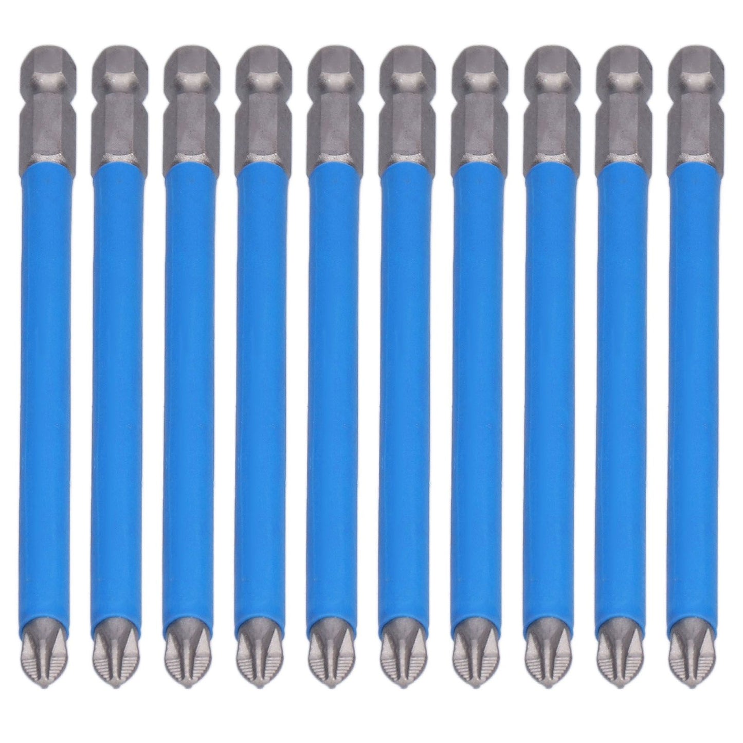 10Pcs Batch Heads Impact Resistant Electric Magnetic Drill Screwdriver Bit Kit Repair Tools