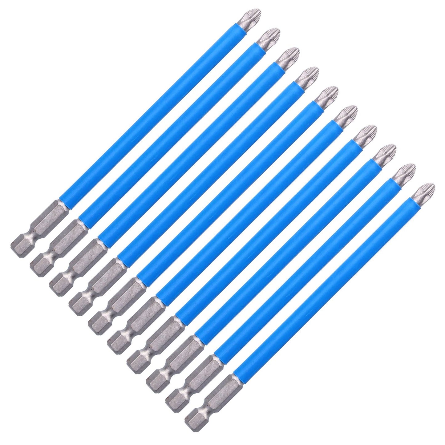 10Pcs Batch Heads Impact Resistant Electric Magnetic Drill Screwdriver Bit Kit Repair Tools