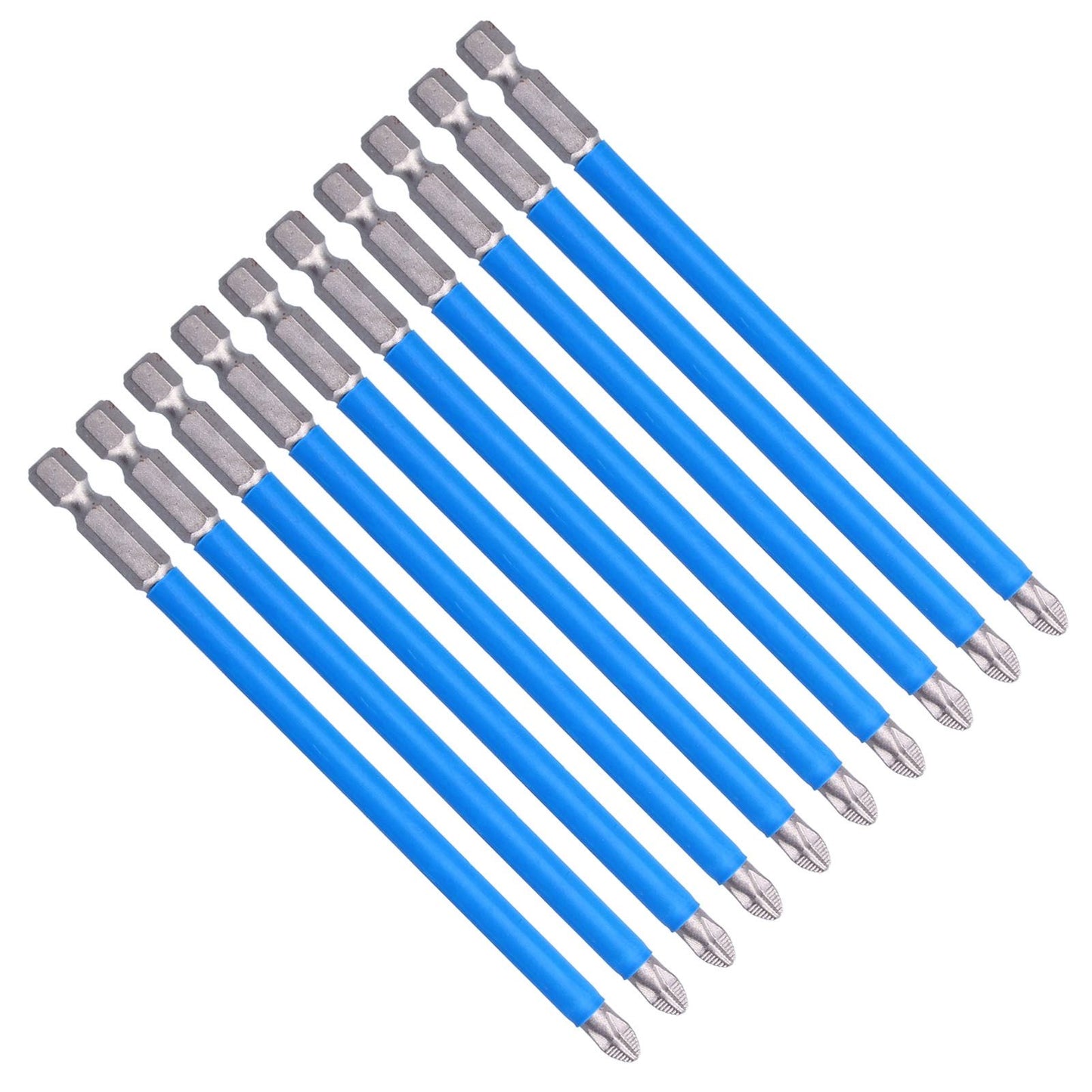 10Pcs Batch Heads Impact Resistant Electric Magnetic Drill Screwdriver Bit Kit Repair Tools