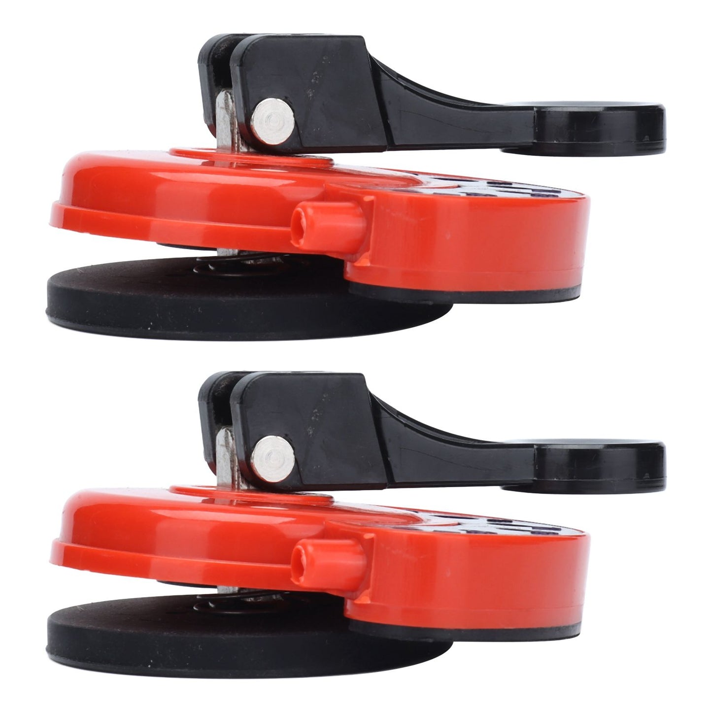 2Pcs Hole Saw Guide Adjustable Multifunctional Easy Operation Premium ABS Rubber Tile Glass Hole Saw Bit Guide