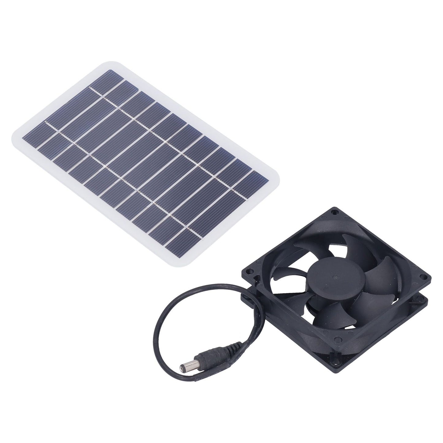 2.5W Solar Panel Fan Solar Pet Exhaust Air Flowing Fan for Outdoor Breeding Planting