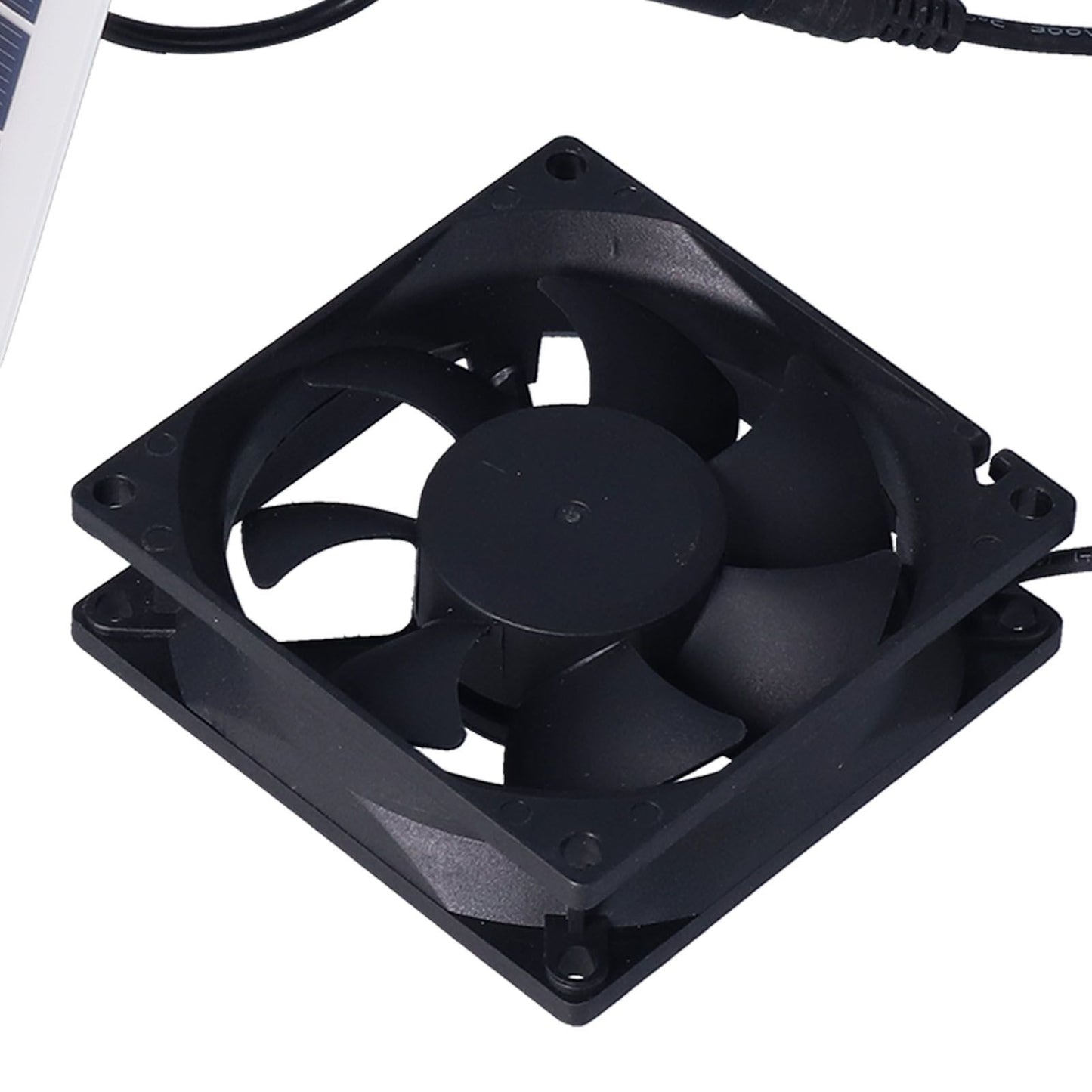2.5W Solar Panel Fan Solar Pet Exhaust Air Flowing Fan for Outdoor Breeding Planting