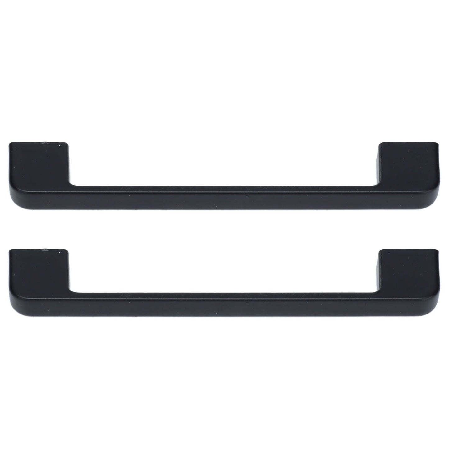 2pcs Cabinet Pulls Black Zinc Alloy Kitchen Drawer Handles with Screws for Drawer Wardrobe Cupboard Door