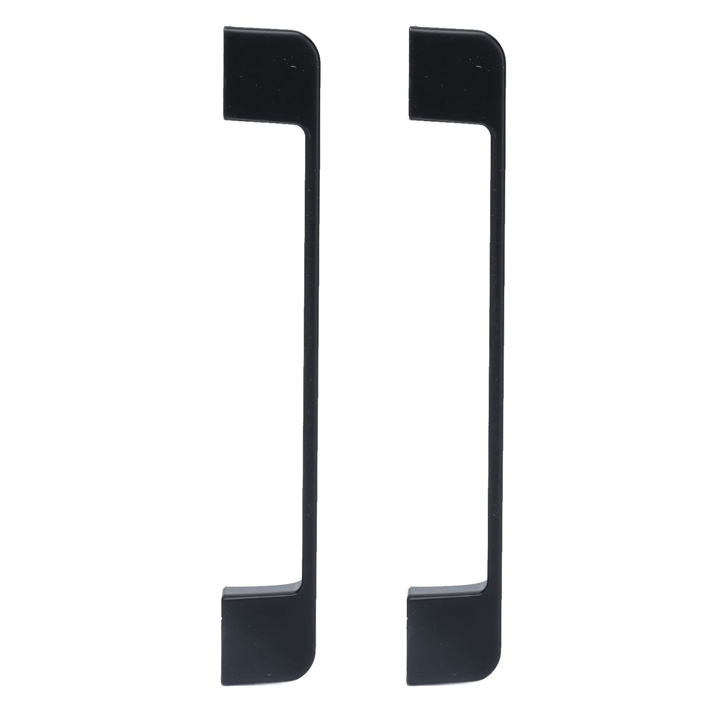 2pcs Cabinet Pulls Black Zinc Alloy Kitchen Drawer Handles with Screws for Drawer Wardrobe Cupboard Door