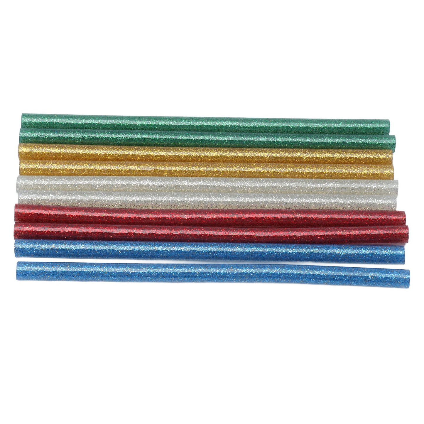 50pcs Full Colour Hot Glue Stick Easy Operation Fast Adhesion Clear Hot Glue Stick 7x140mm