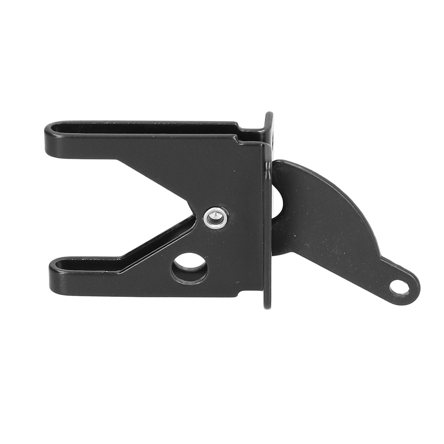 Iron Fence Lock Self Locking Gate Latch Hardware with Adjustable Cable for Garden Backyard Courtyard